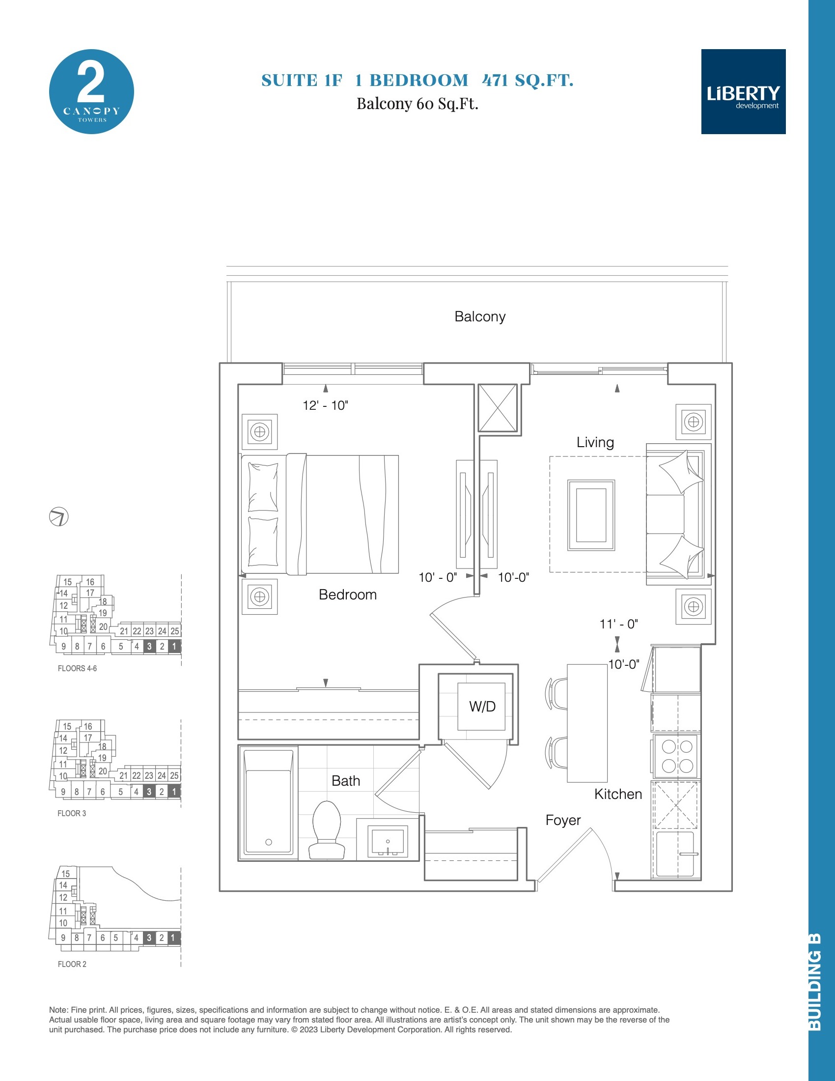 Suite 1F floor plan