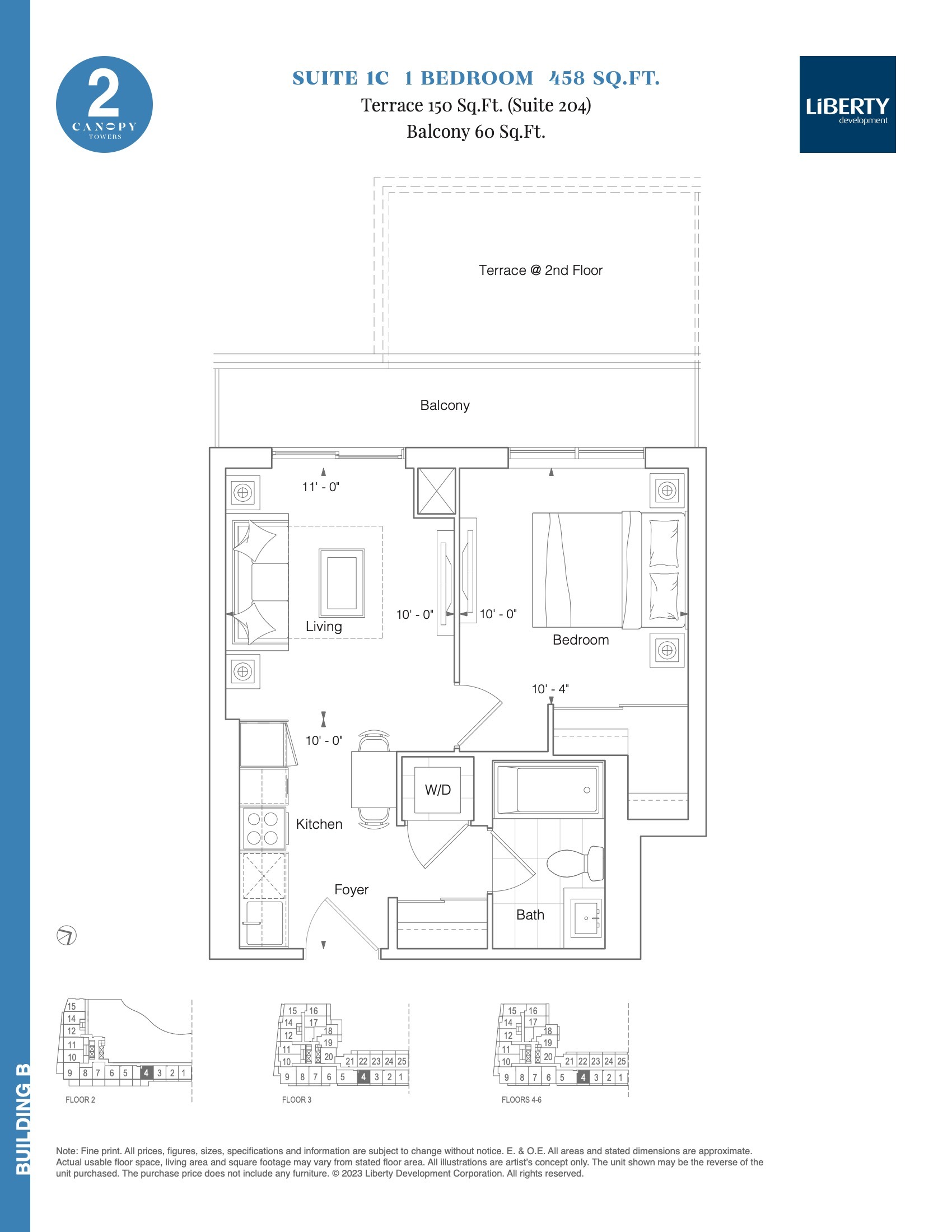 Suite 1C floor plan