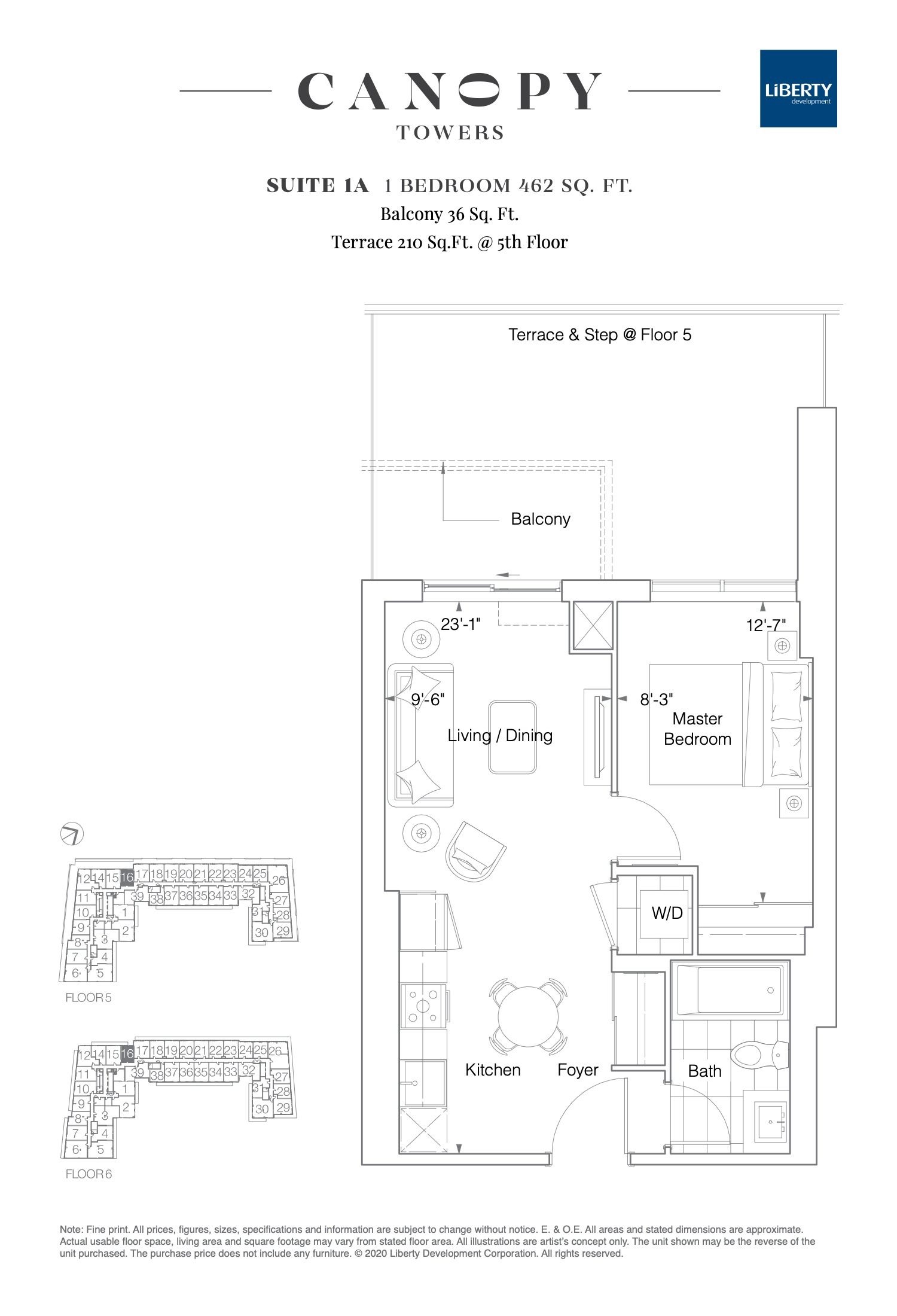 Suite 1A floor plan