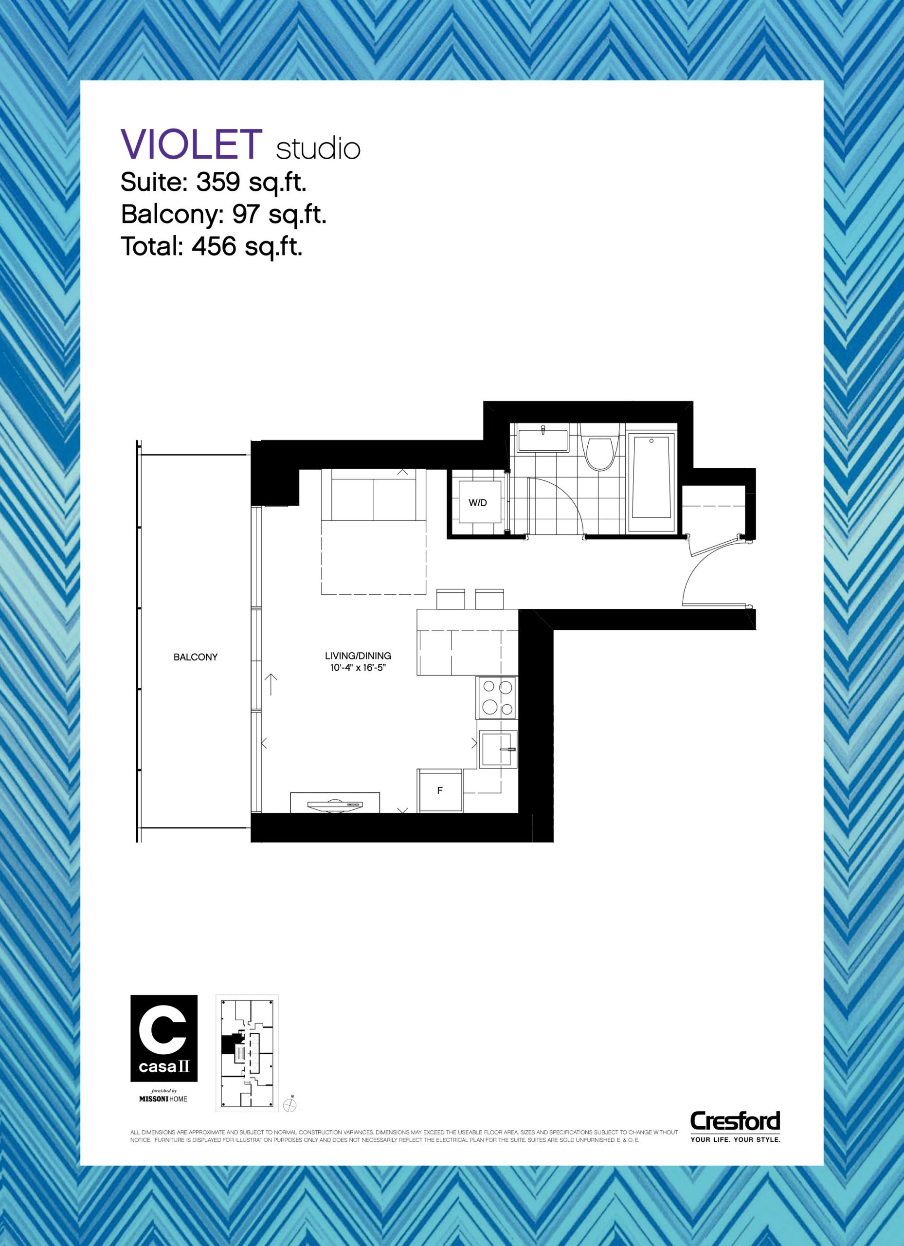 Violet floor plan