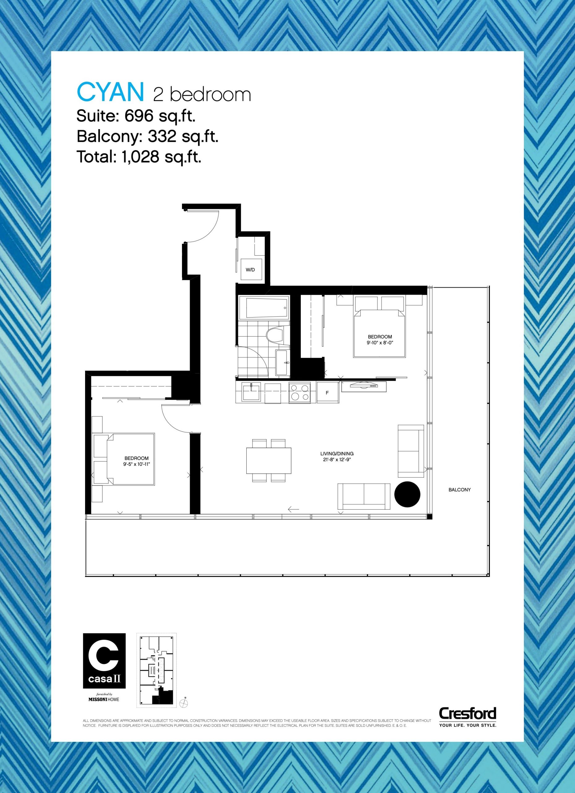 Cyan floor plan