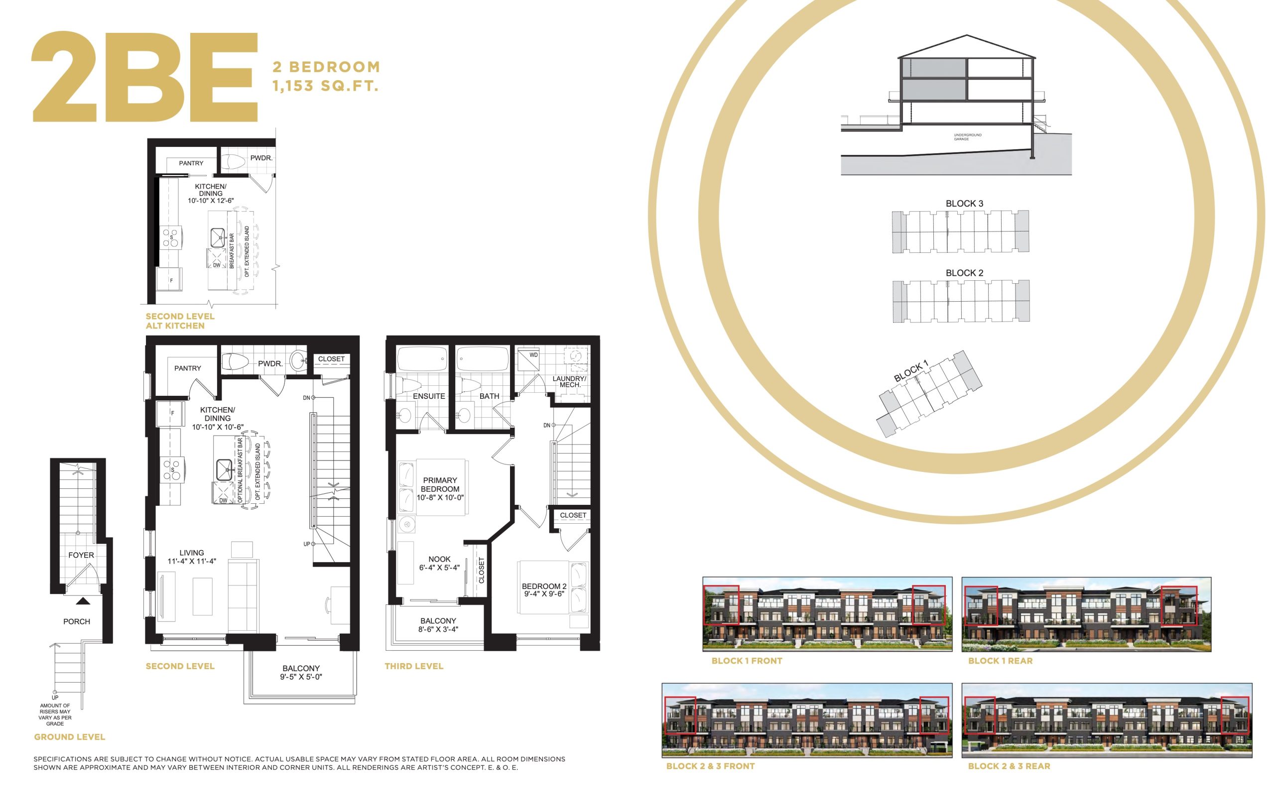 2BE floor plan
