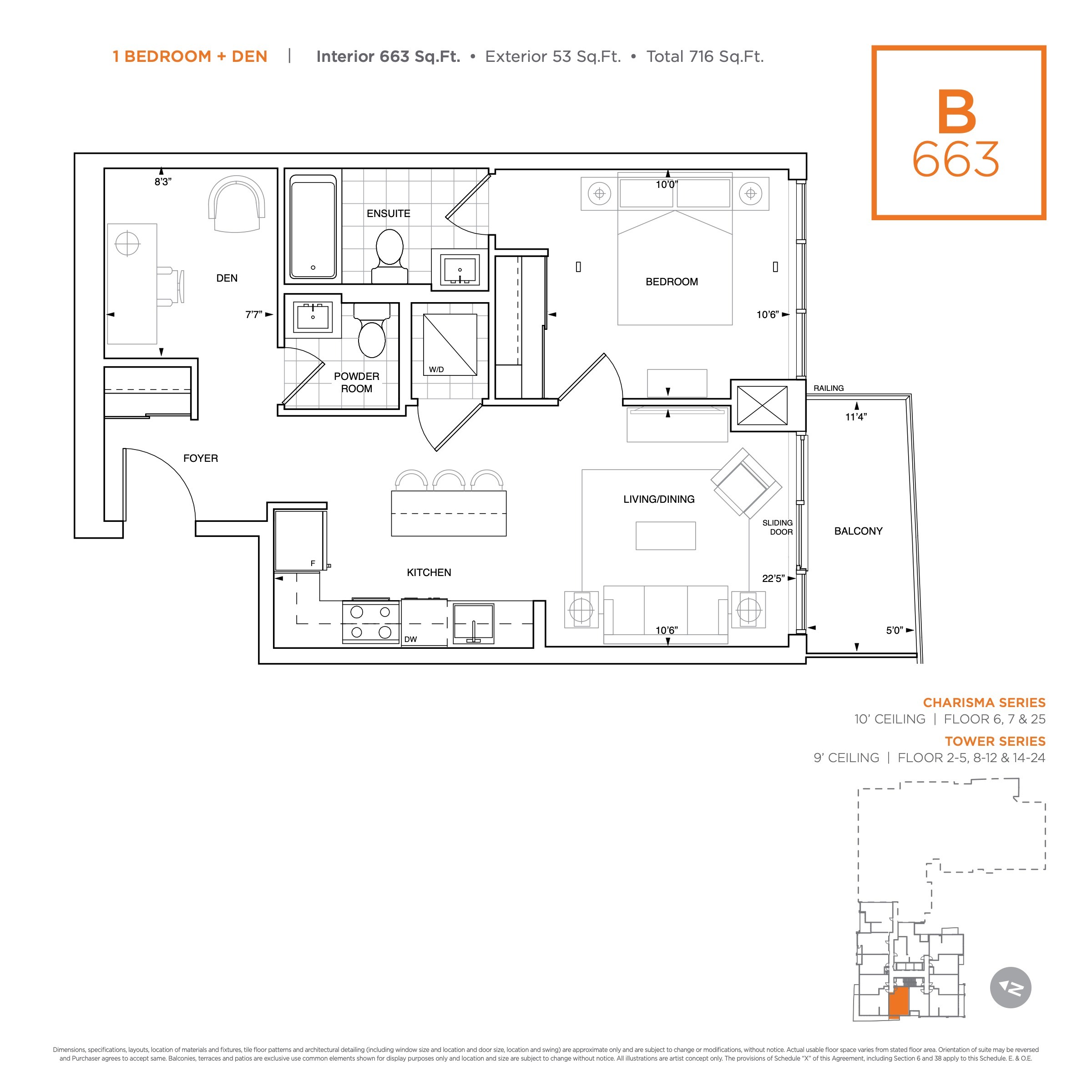 B663 floor plan