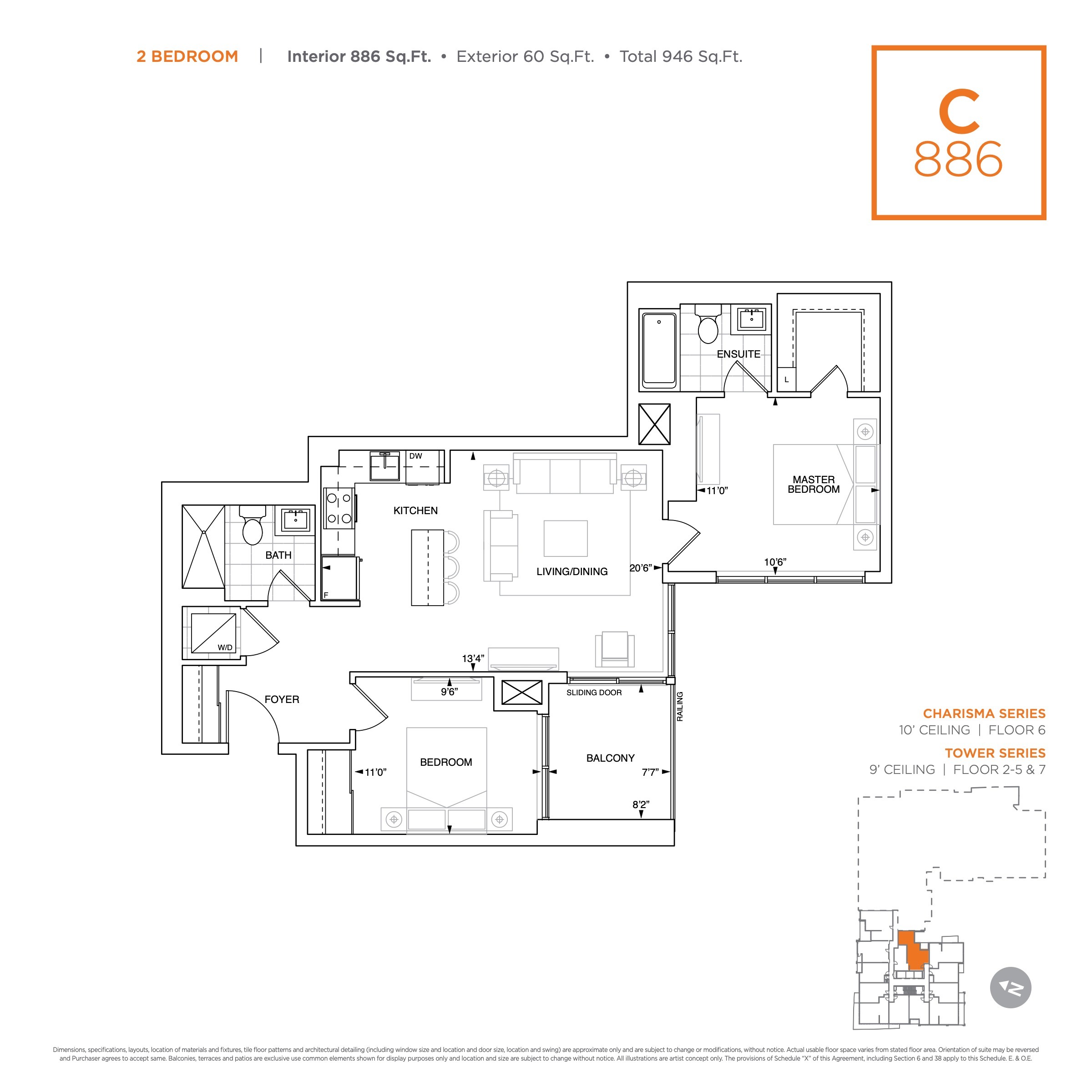 C886 floor plan