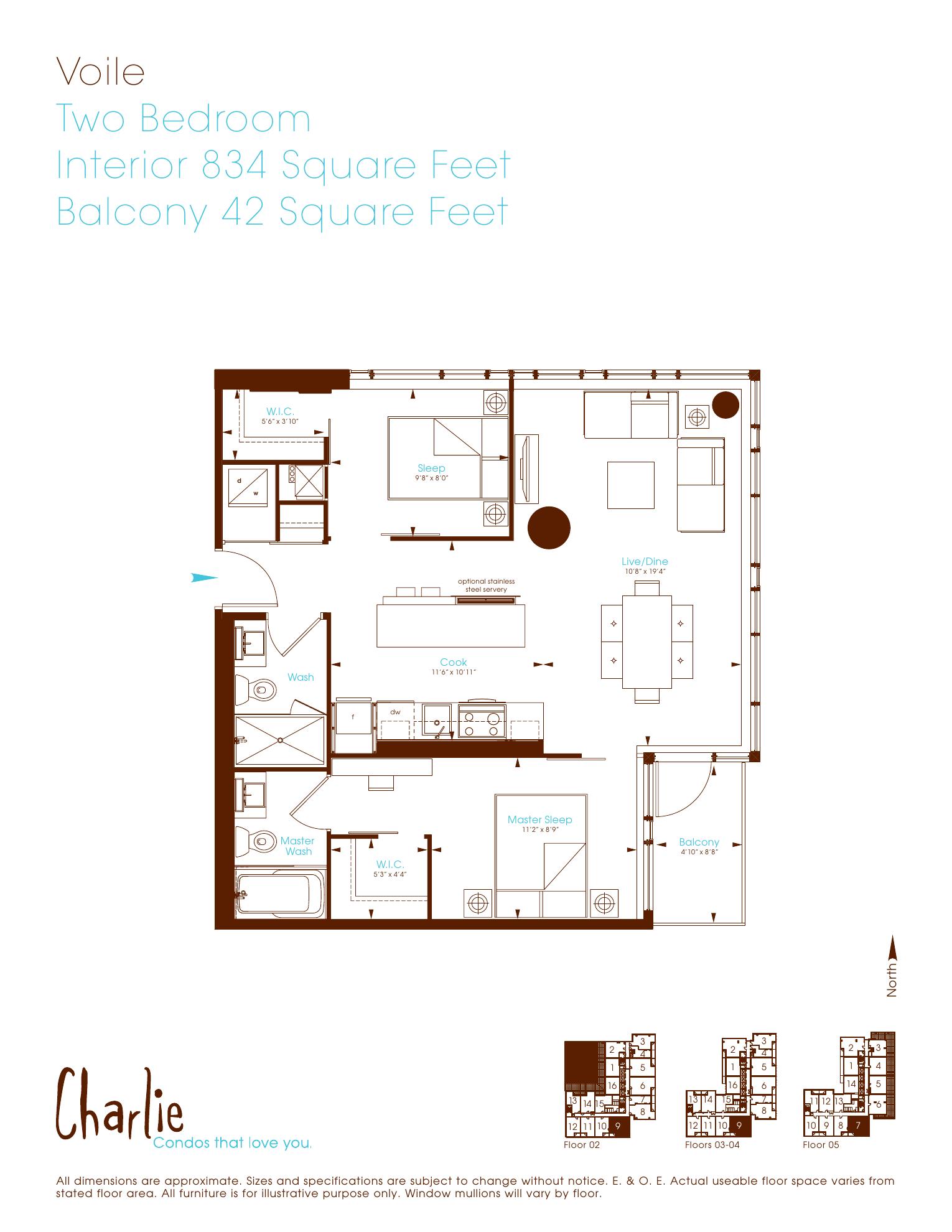 Voile floor plan