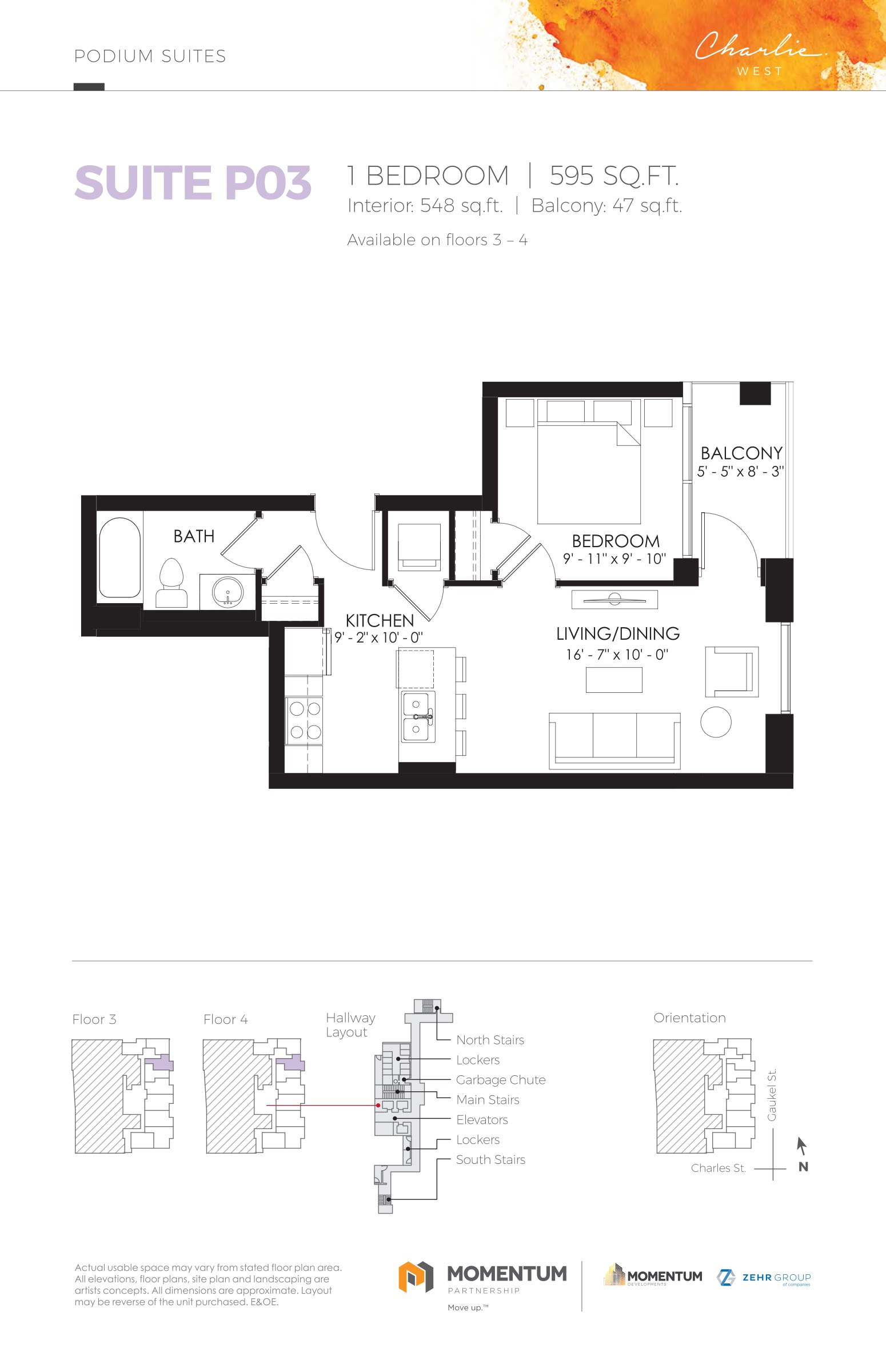 Suite P03 floor plan