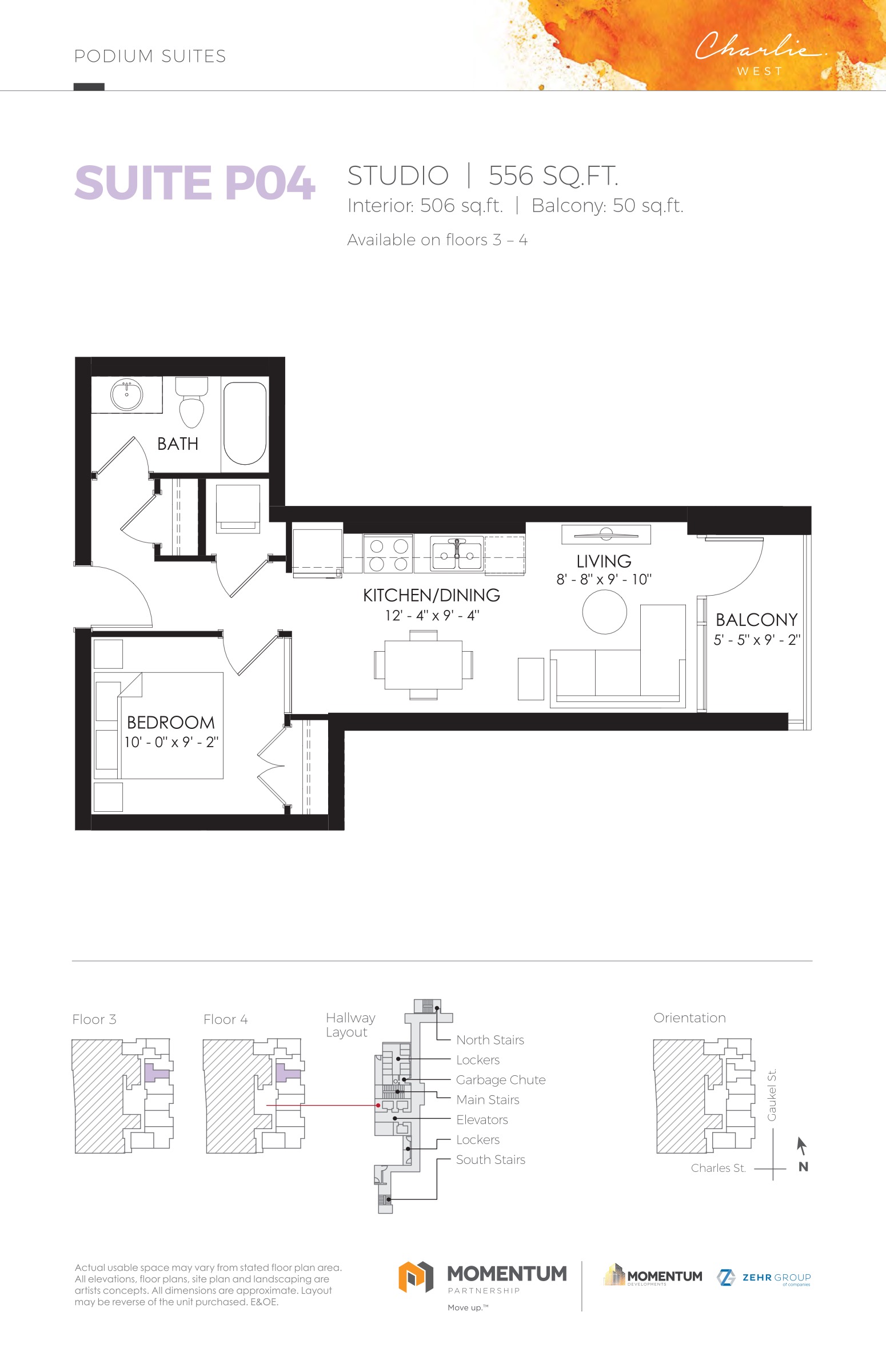 Suite P04 floor plan