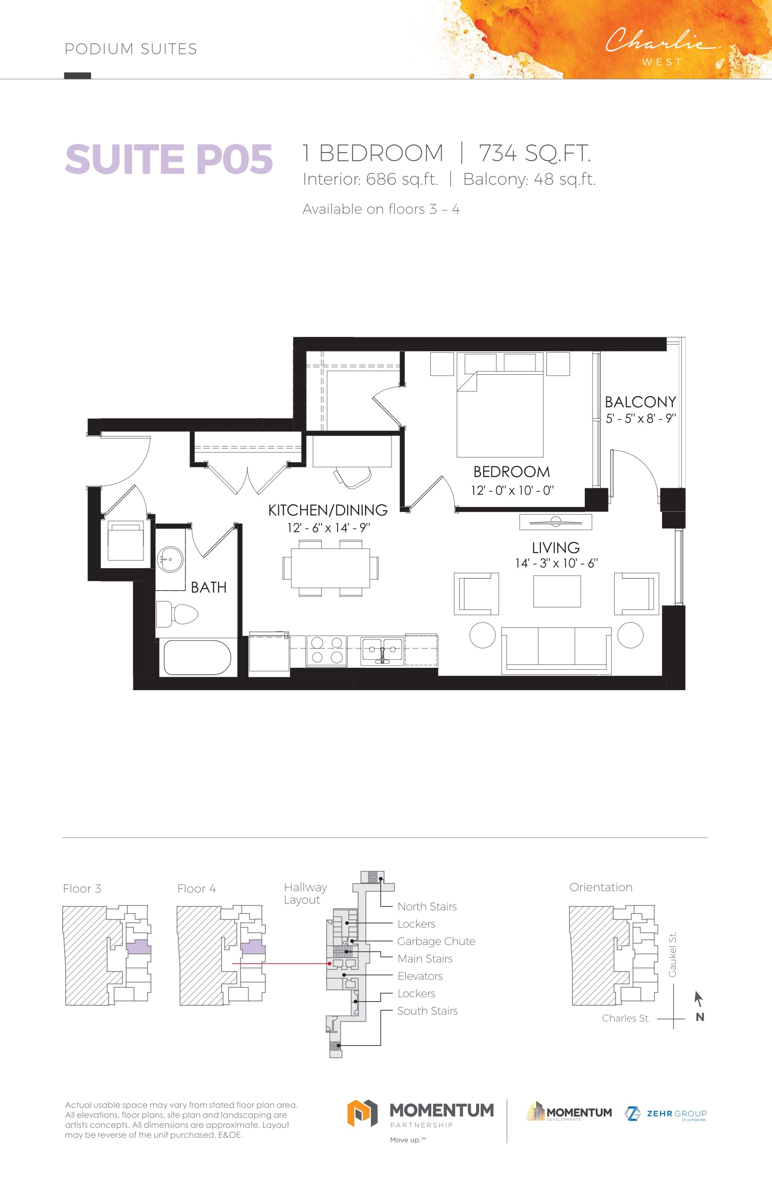 Suite P05 floor plan