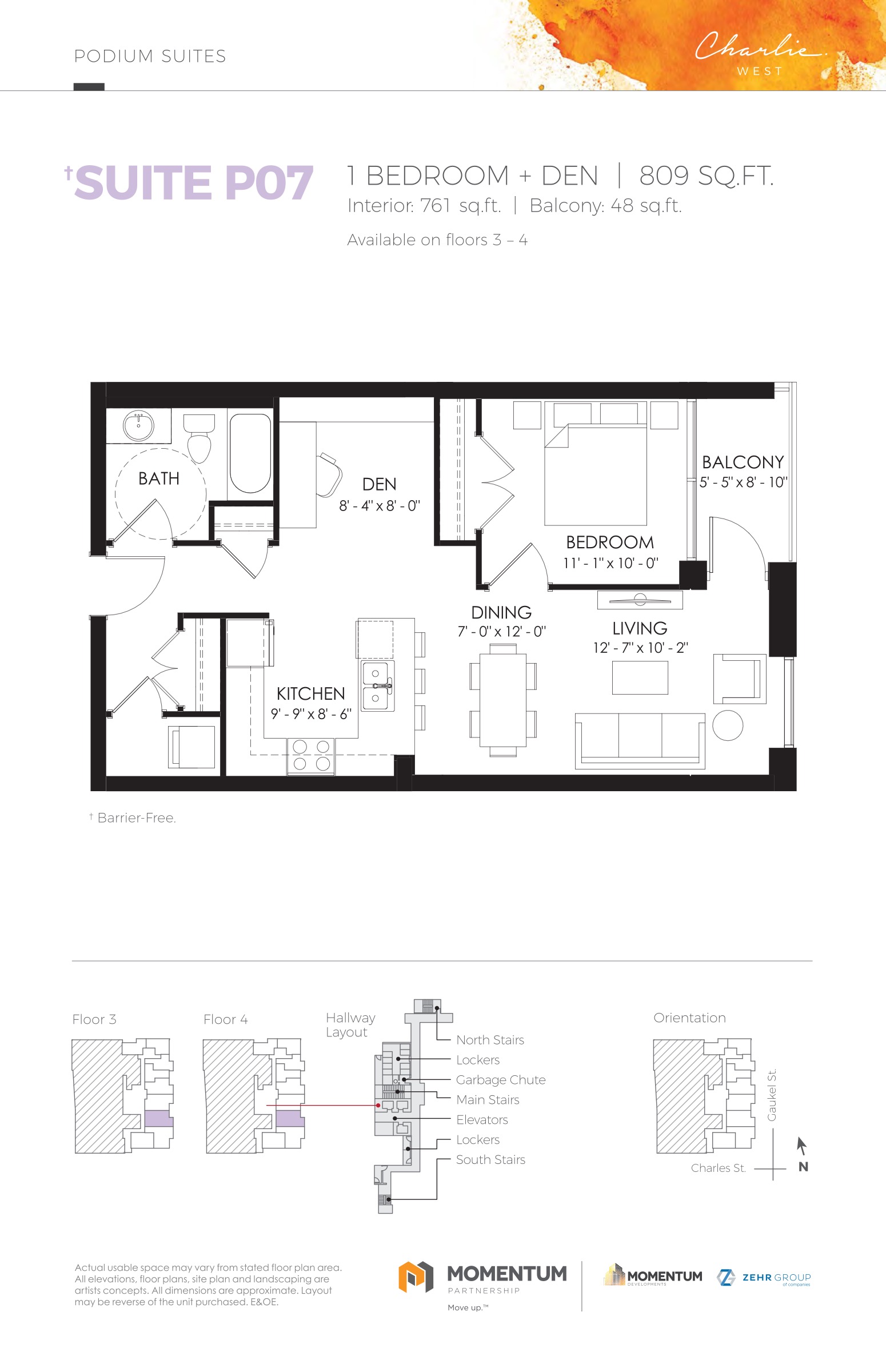 Suite P07 floor plan