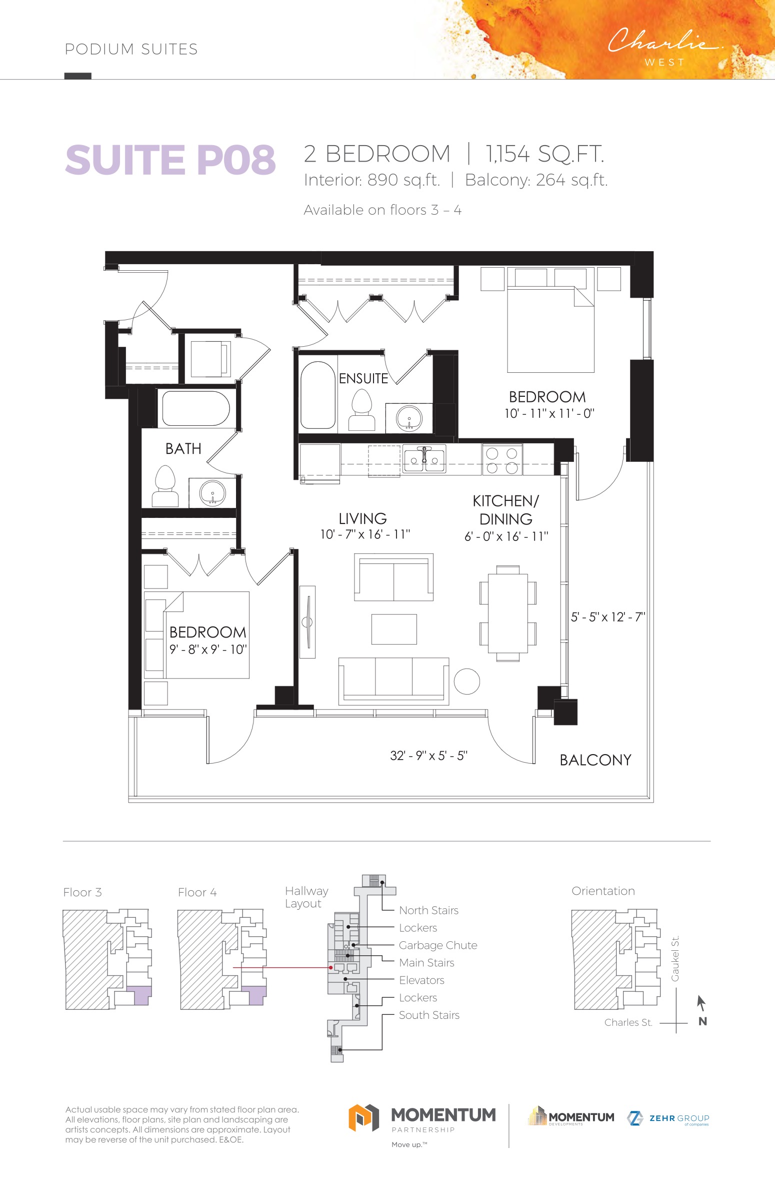 Suite P08 floor plan