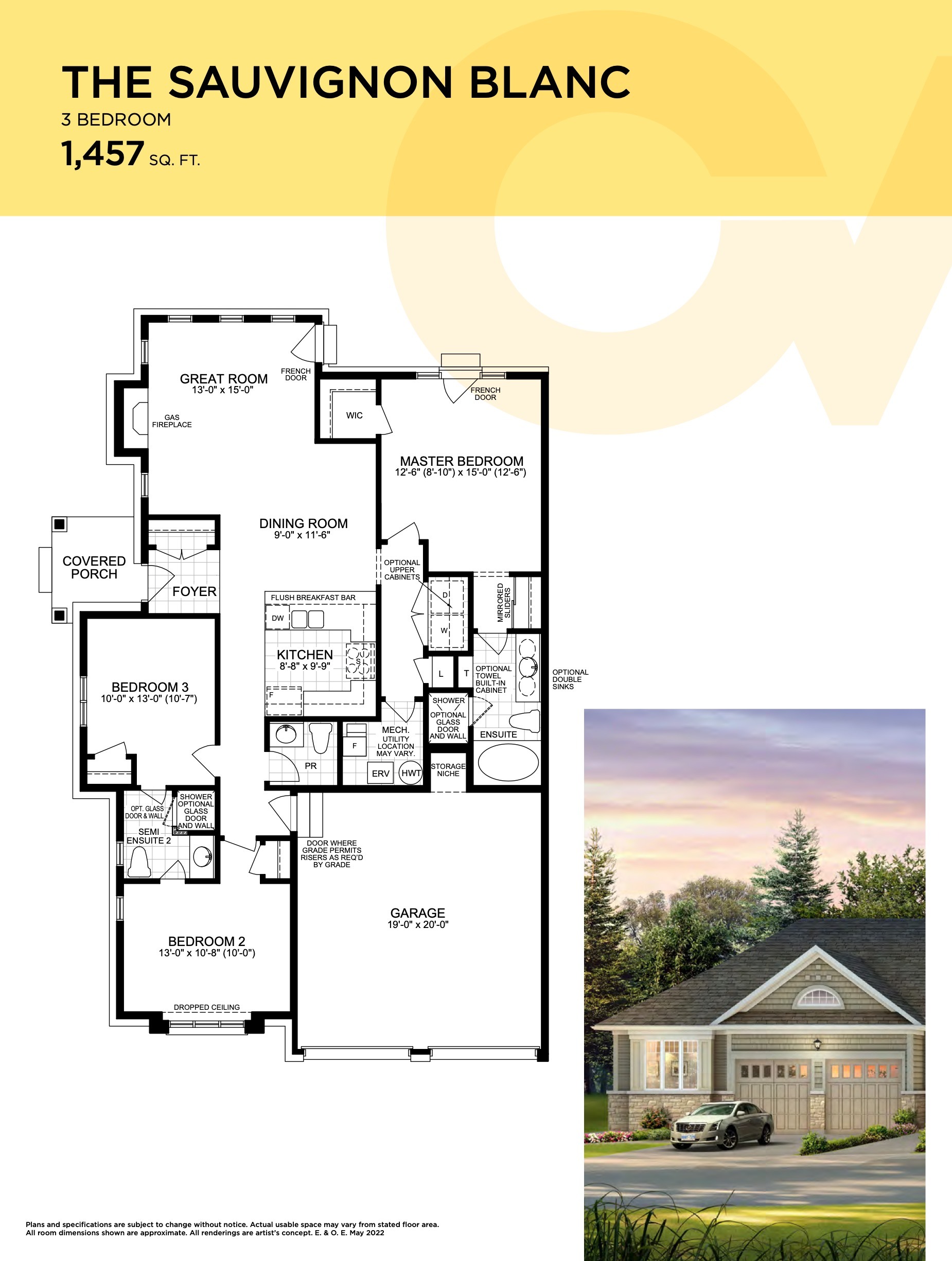 The Sauvignon Blanc floor plan