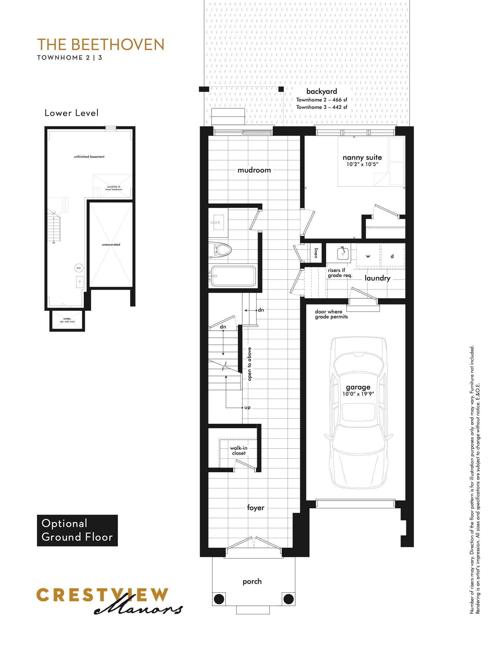 The Beethoven - Second Floor floor plan