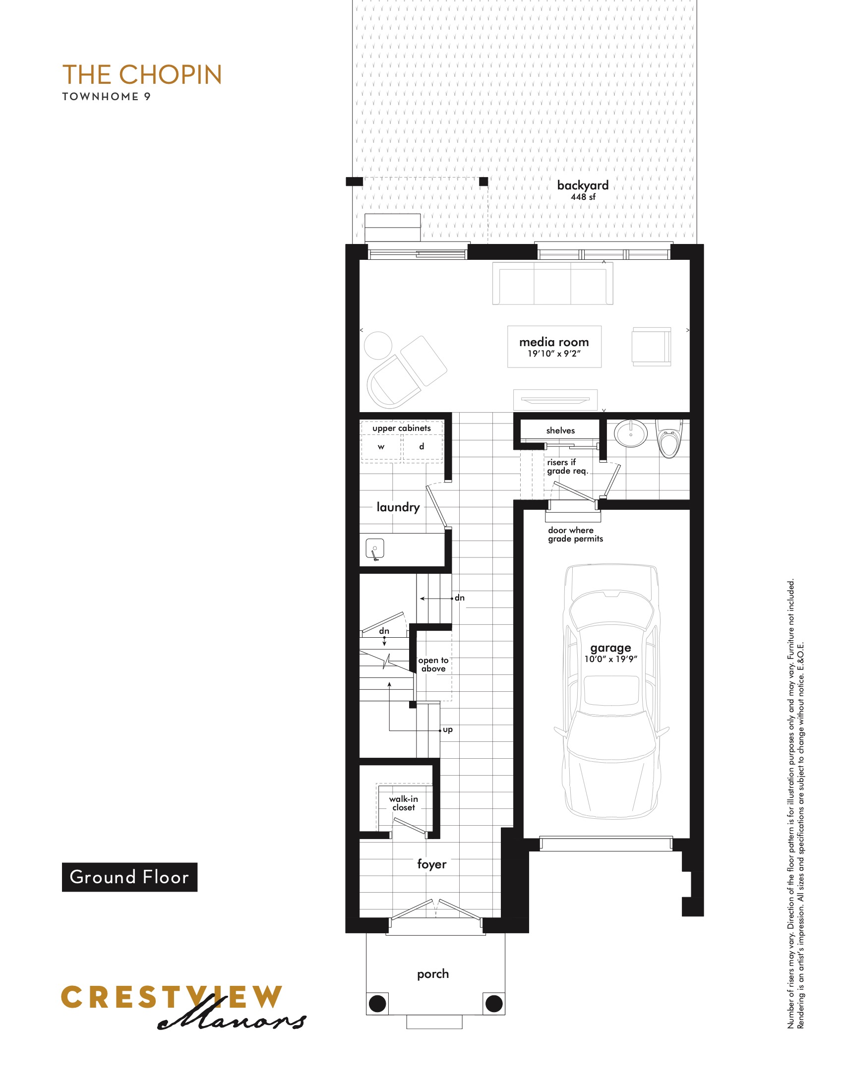 The Chopin - Ground Floor floor plan