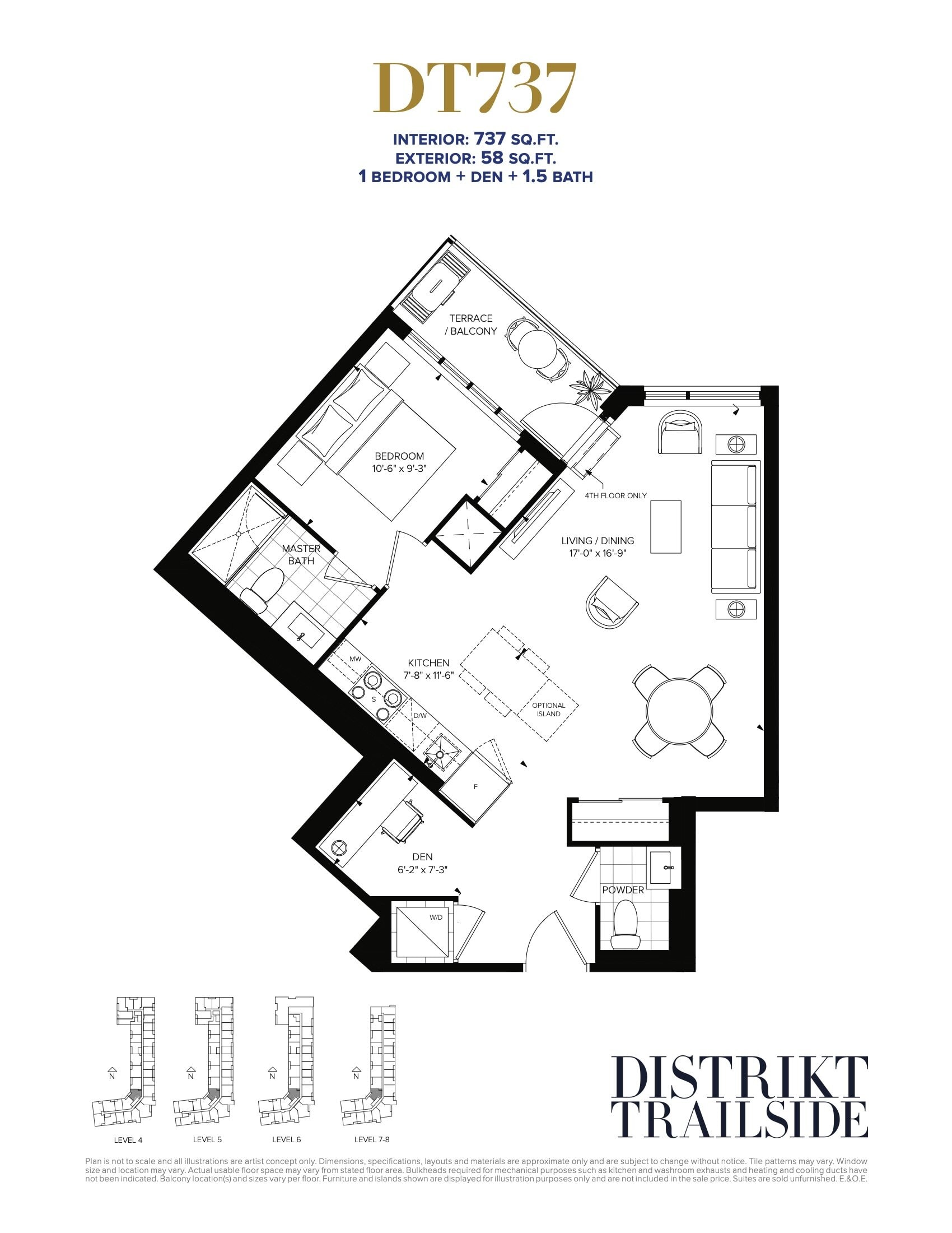 DT737 floor plan