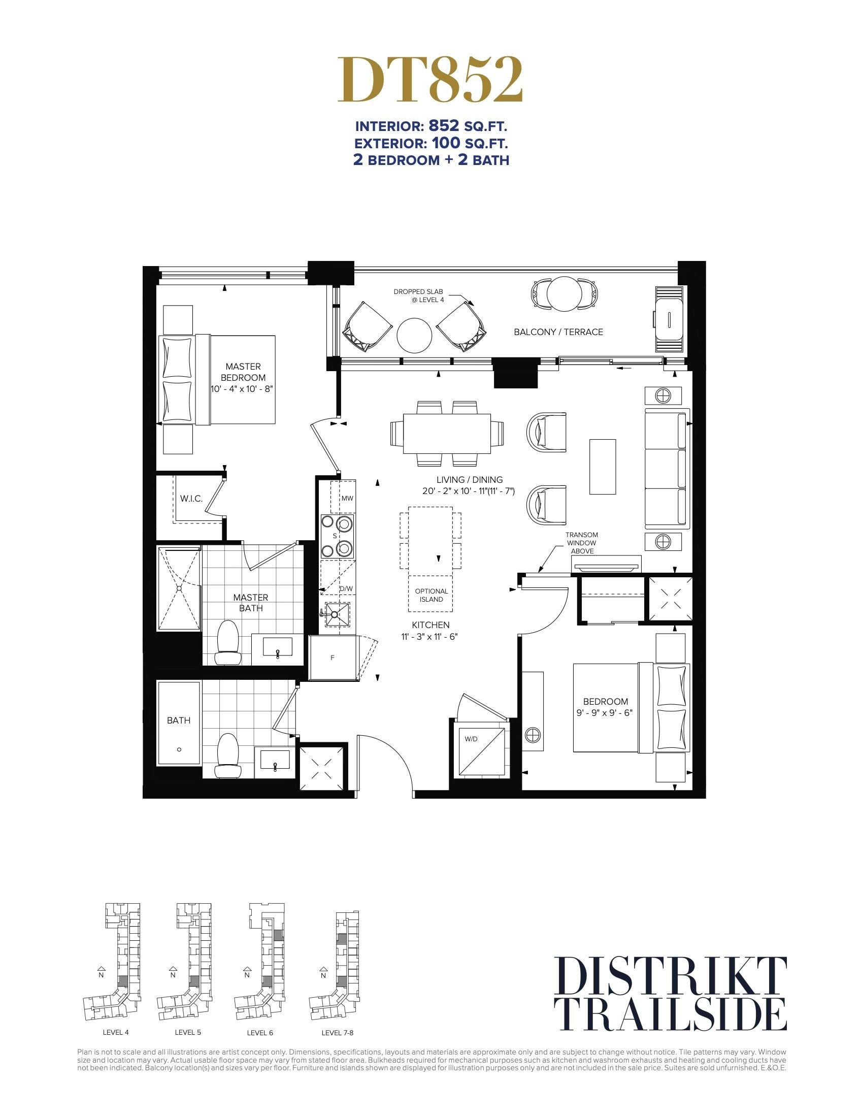 DT852 floor plan