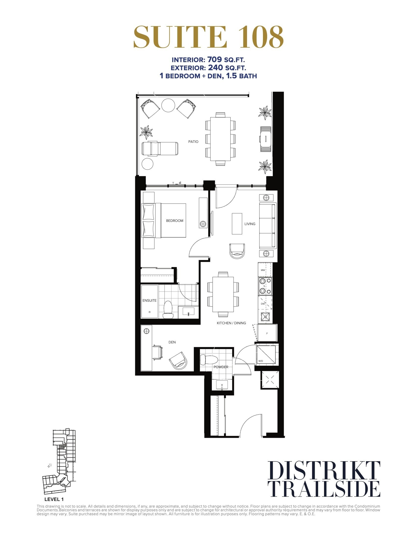 DT667 (Suite 108) floor plan