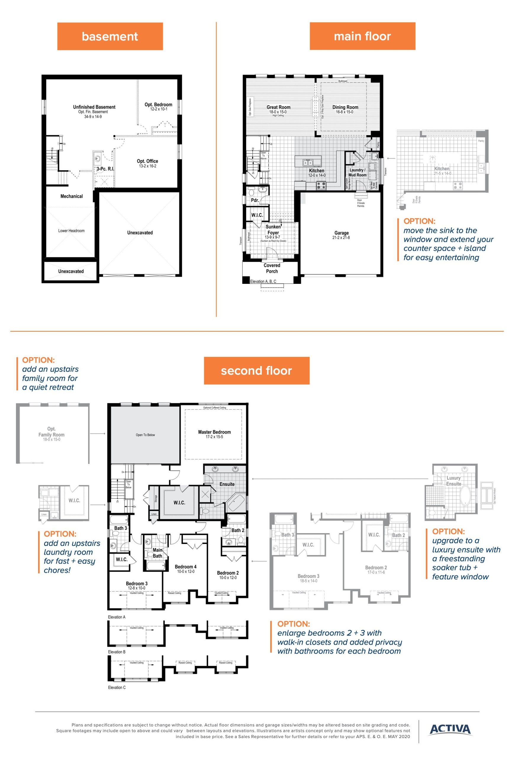 The Lakeview floor plan
