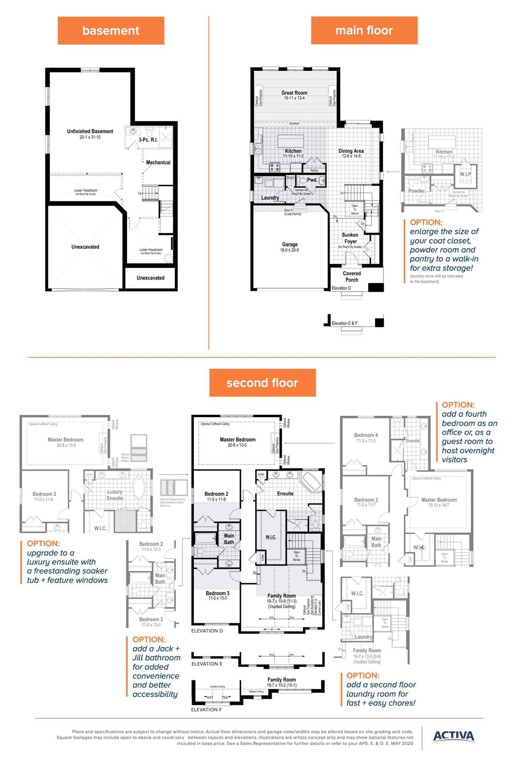 The Riverstone floor plan
