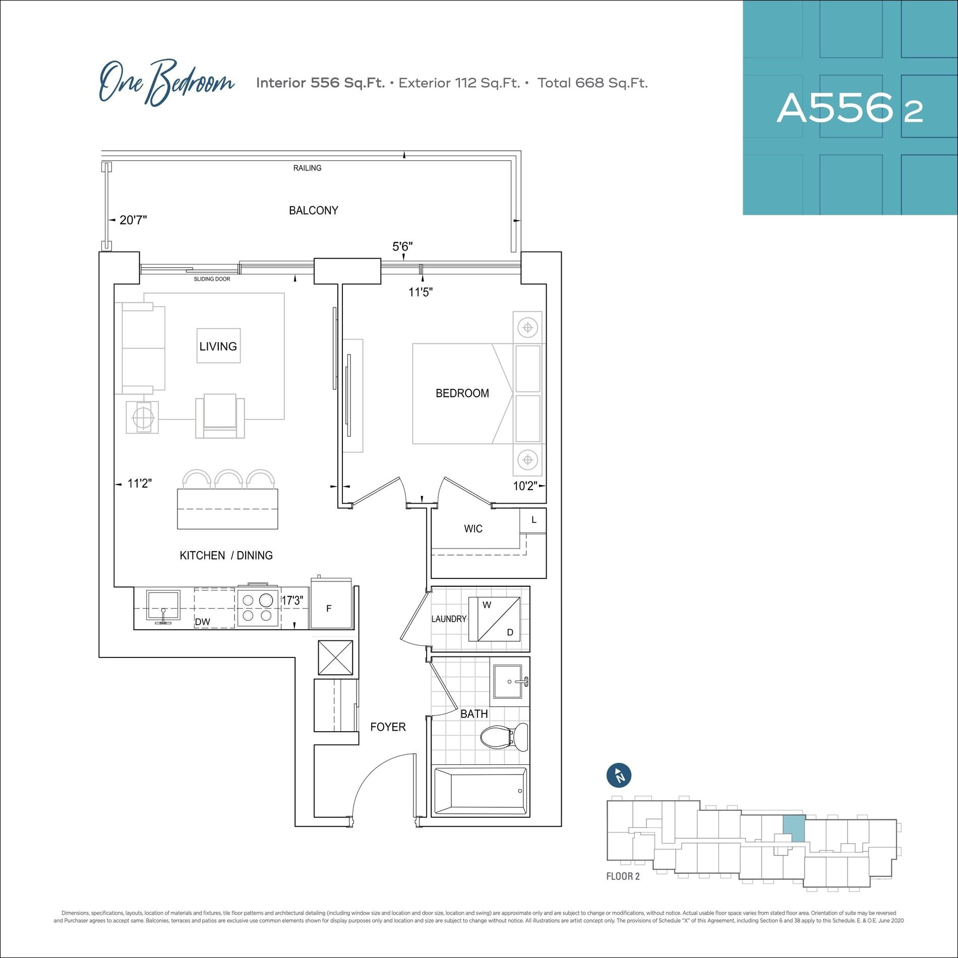 A556 2 floor plan