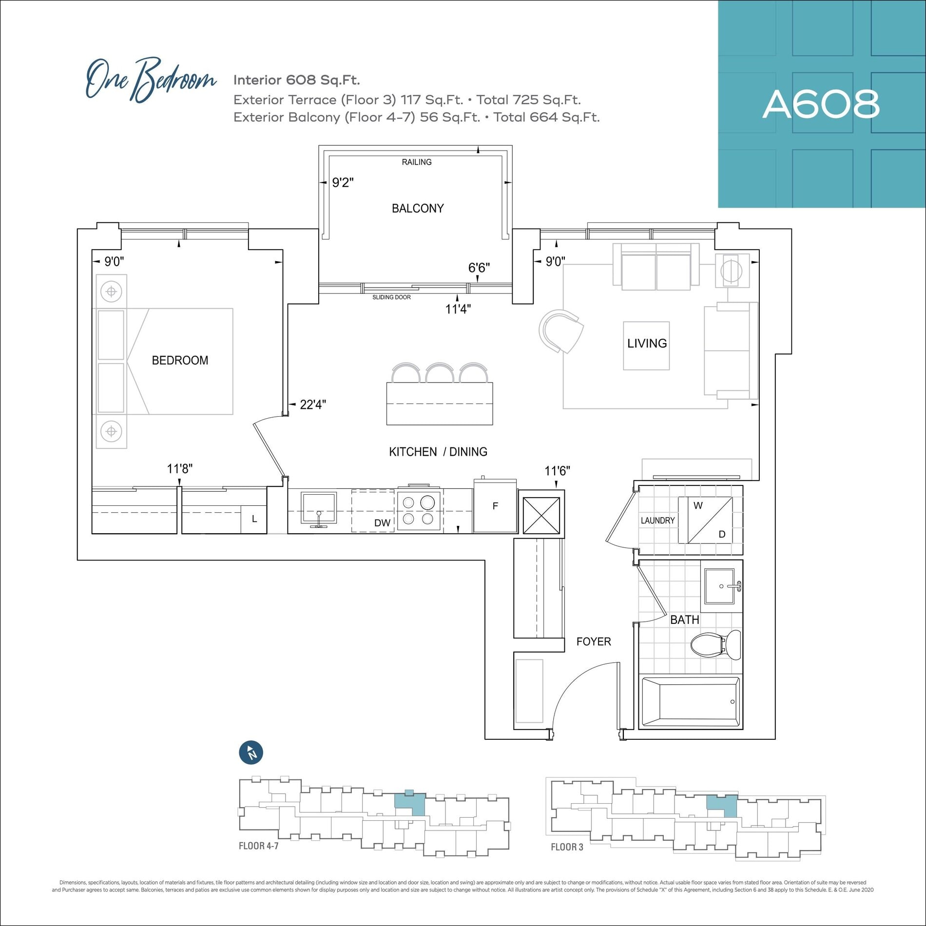 A608 floor plan