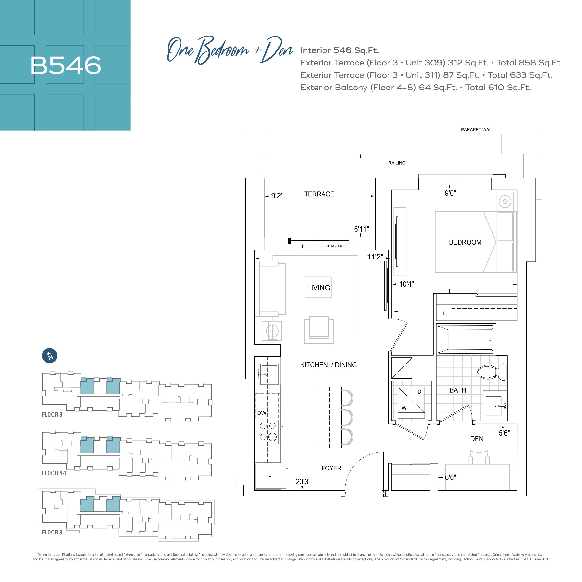 B546 floor plan