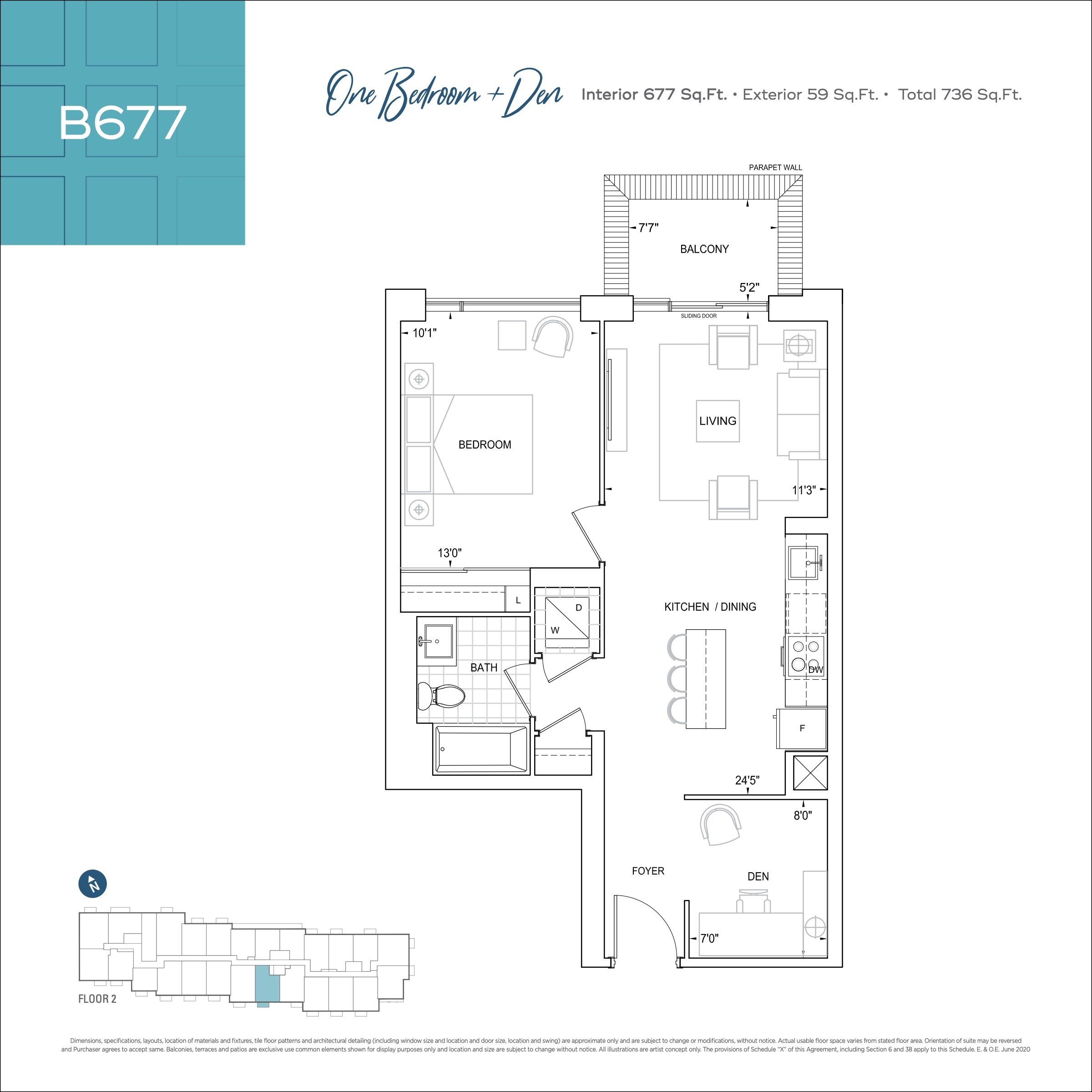 B677 floor plan