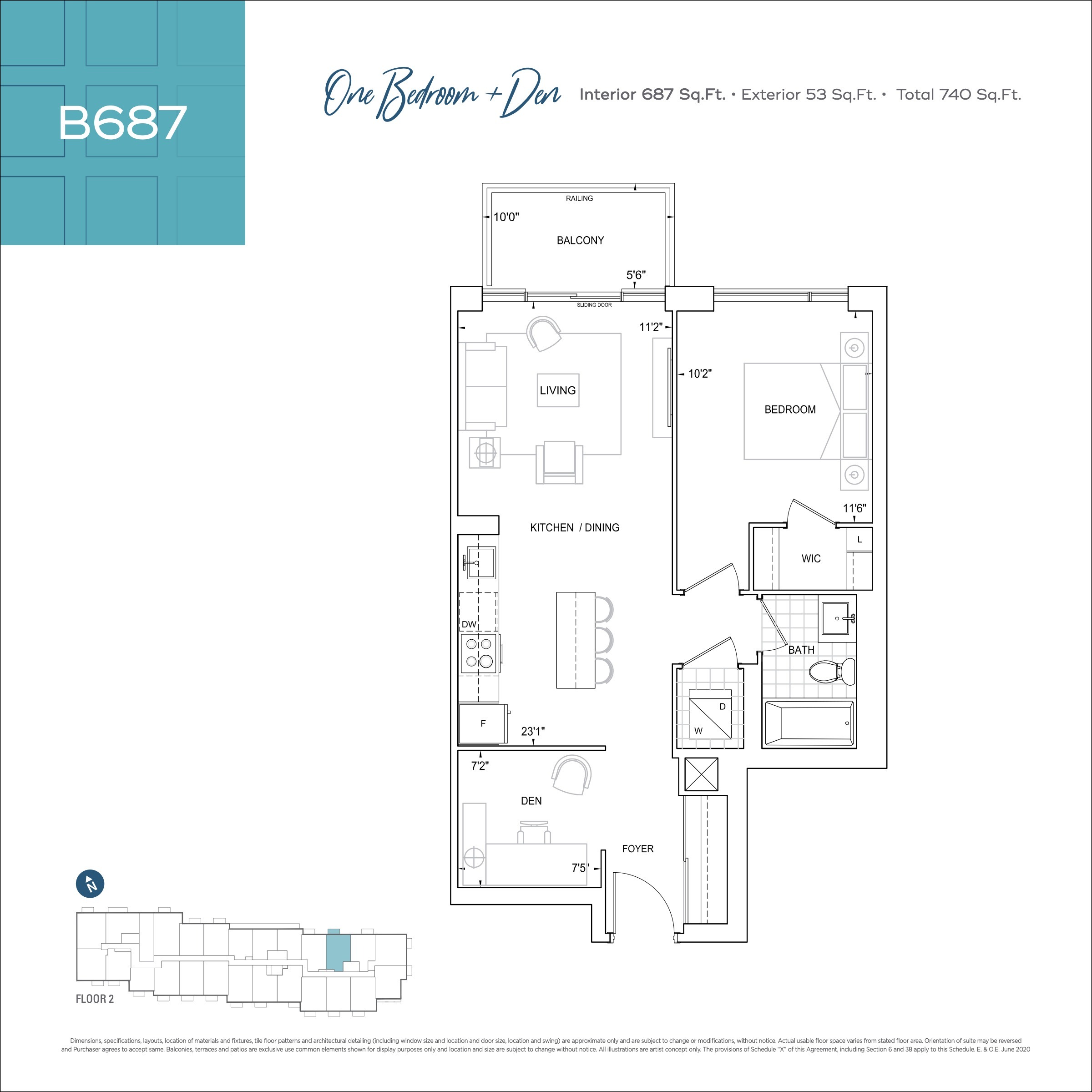 B687 floor plan