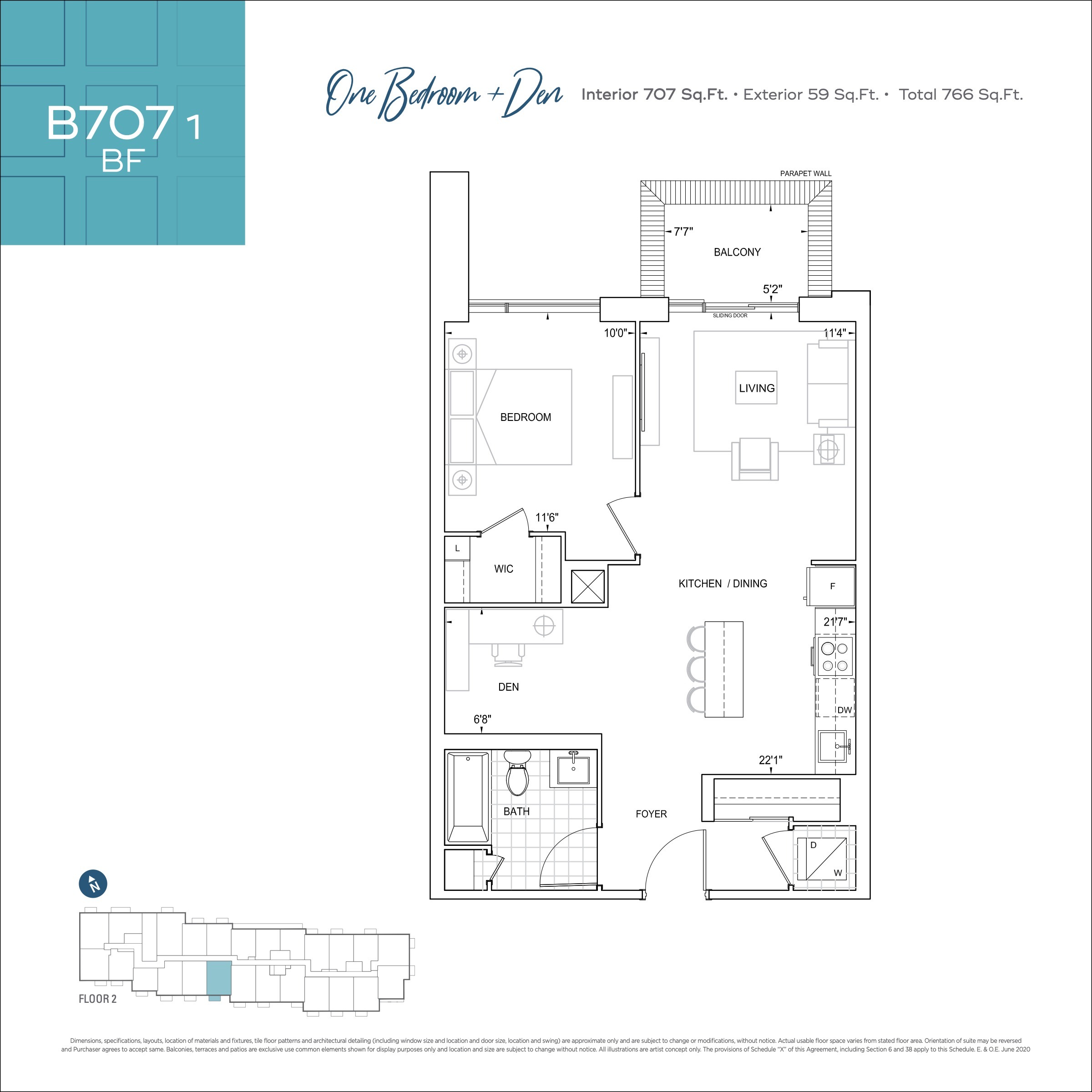 B707 1 BF floor plan
