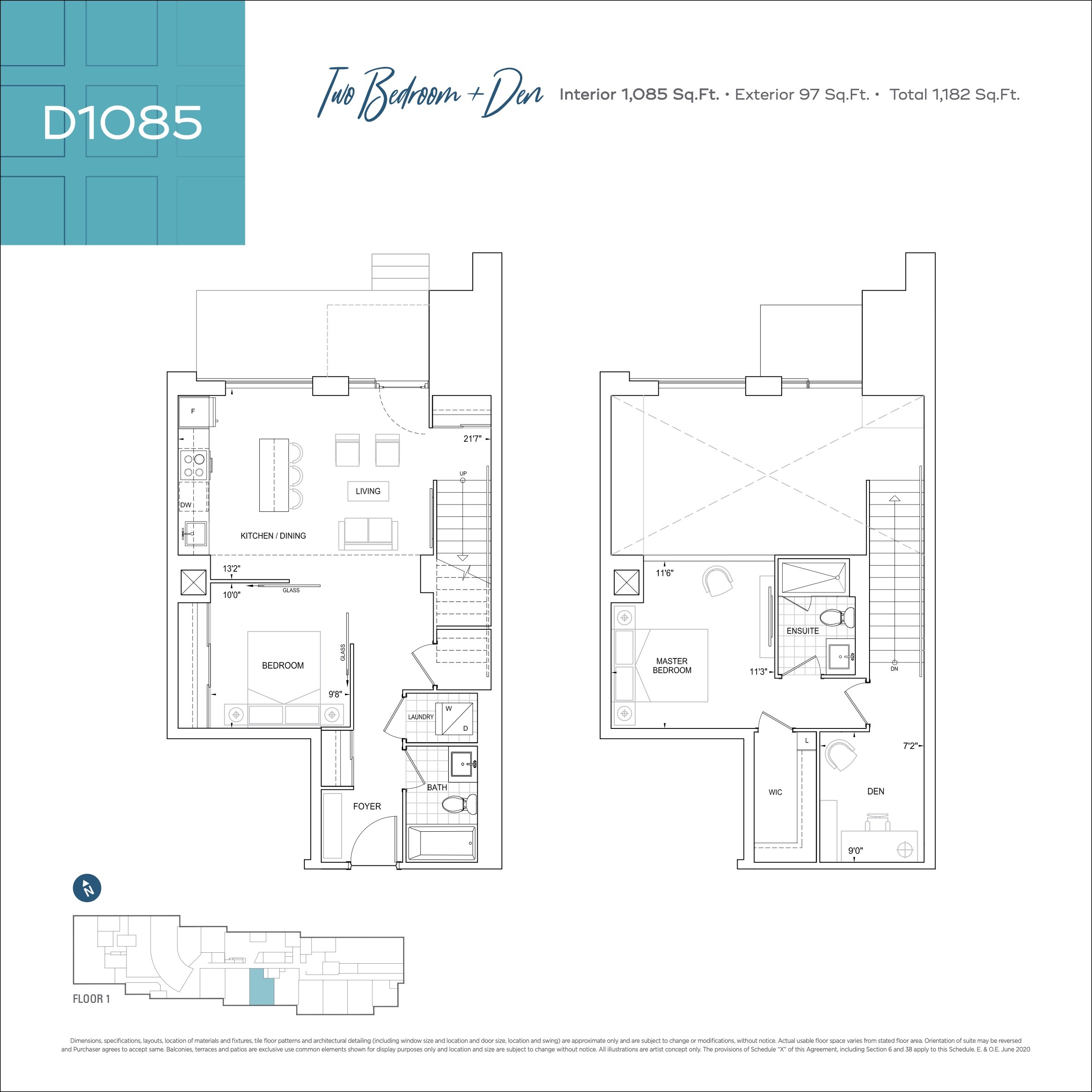 D1085 floor plan