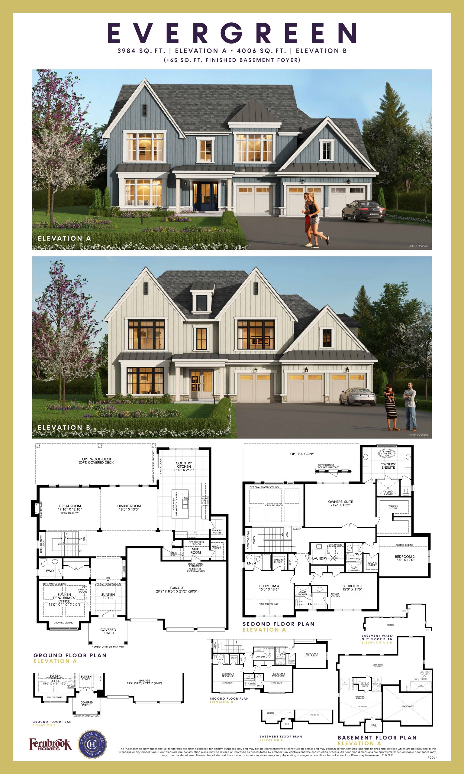 Evergreen floor plan