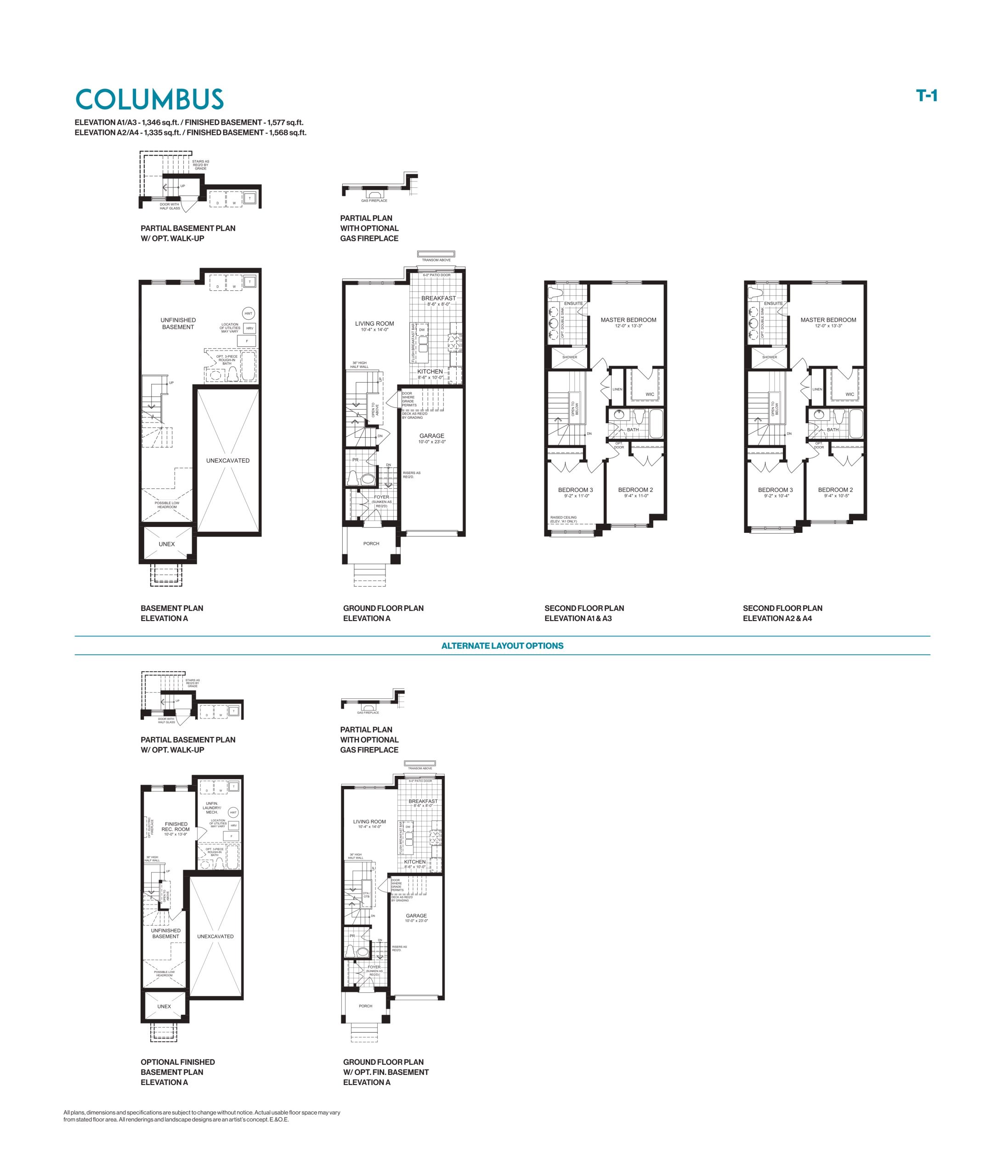 Columbus floor plan