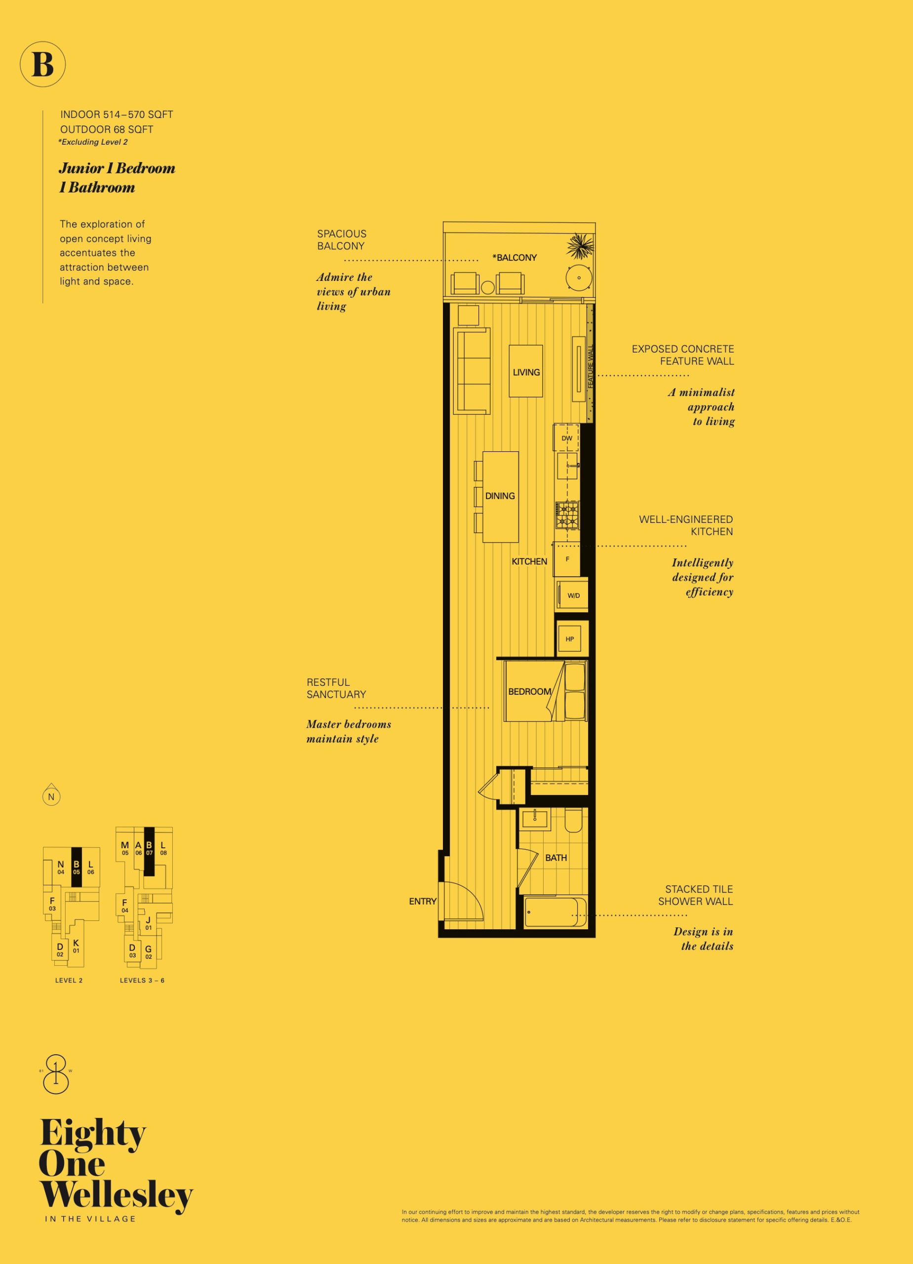 B floor plan