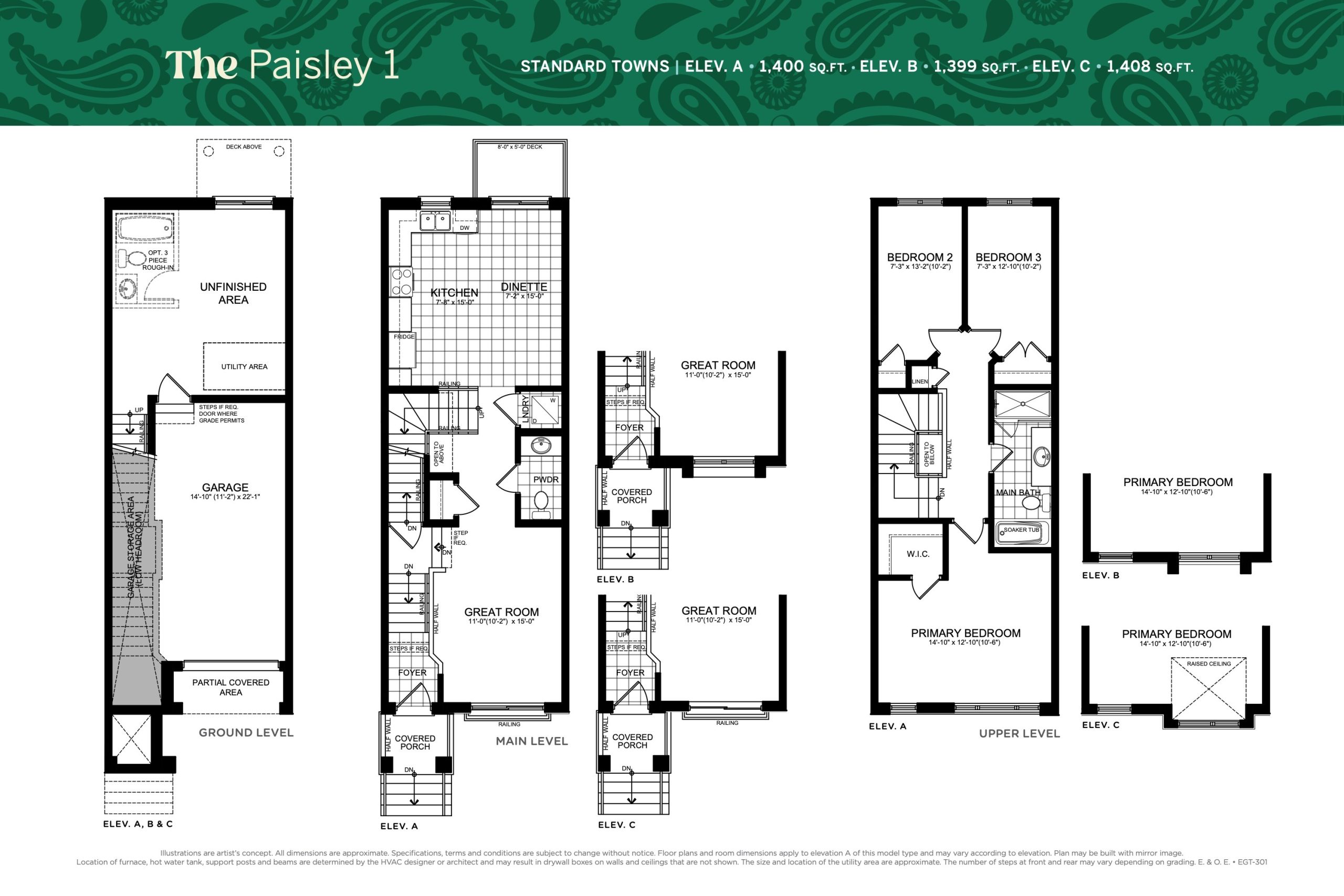 The Paisley 1 floor plan