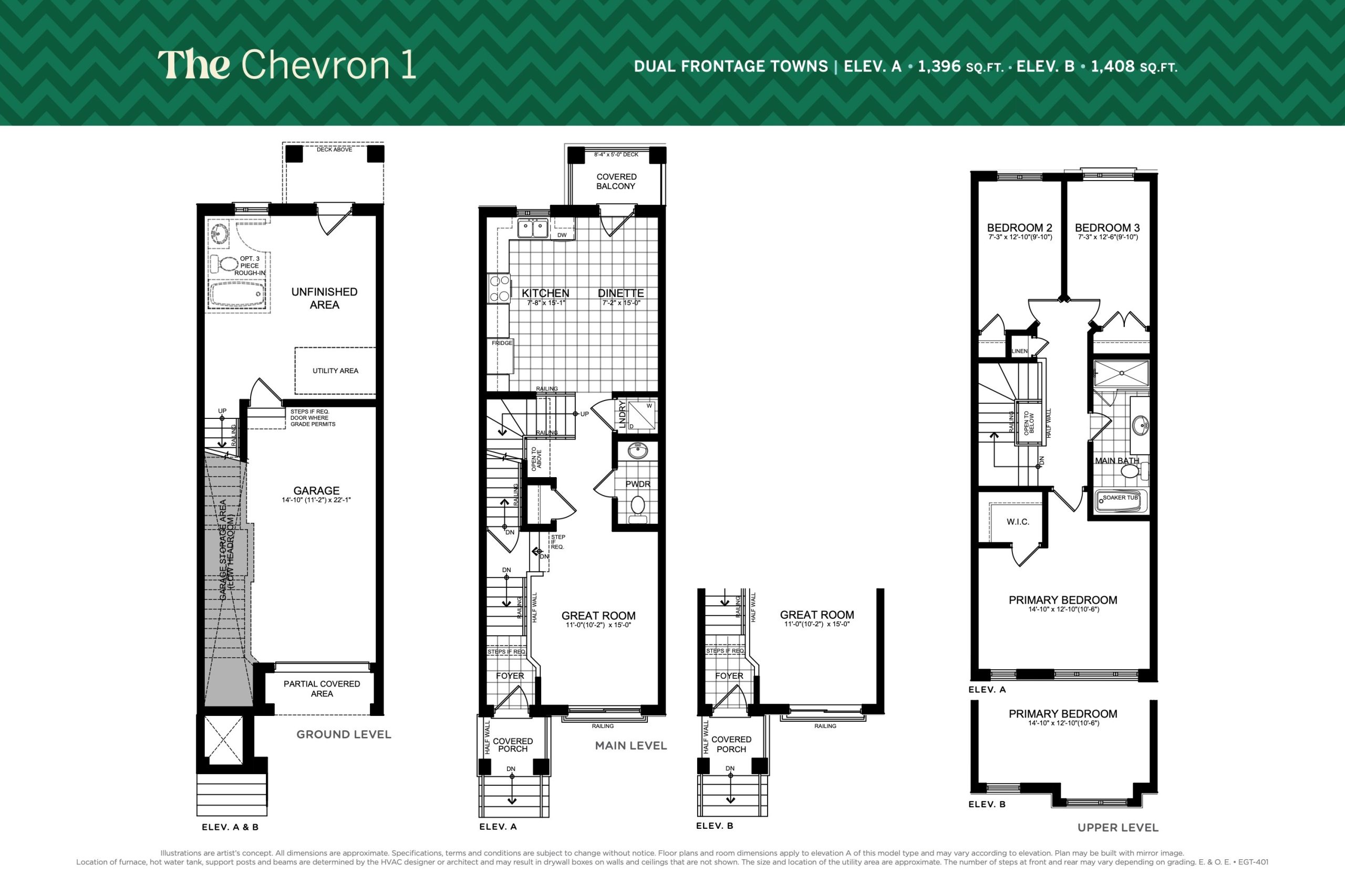 The Chevron 1 floor plan