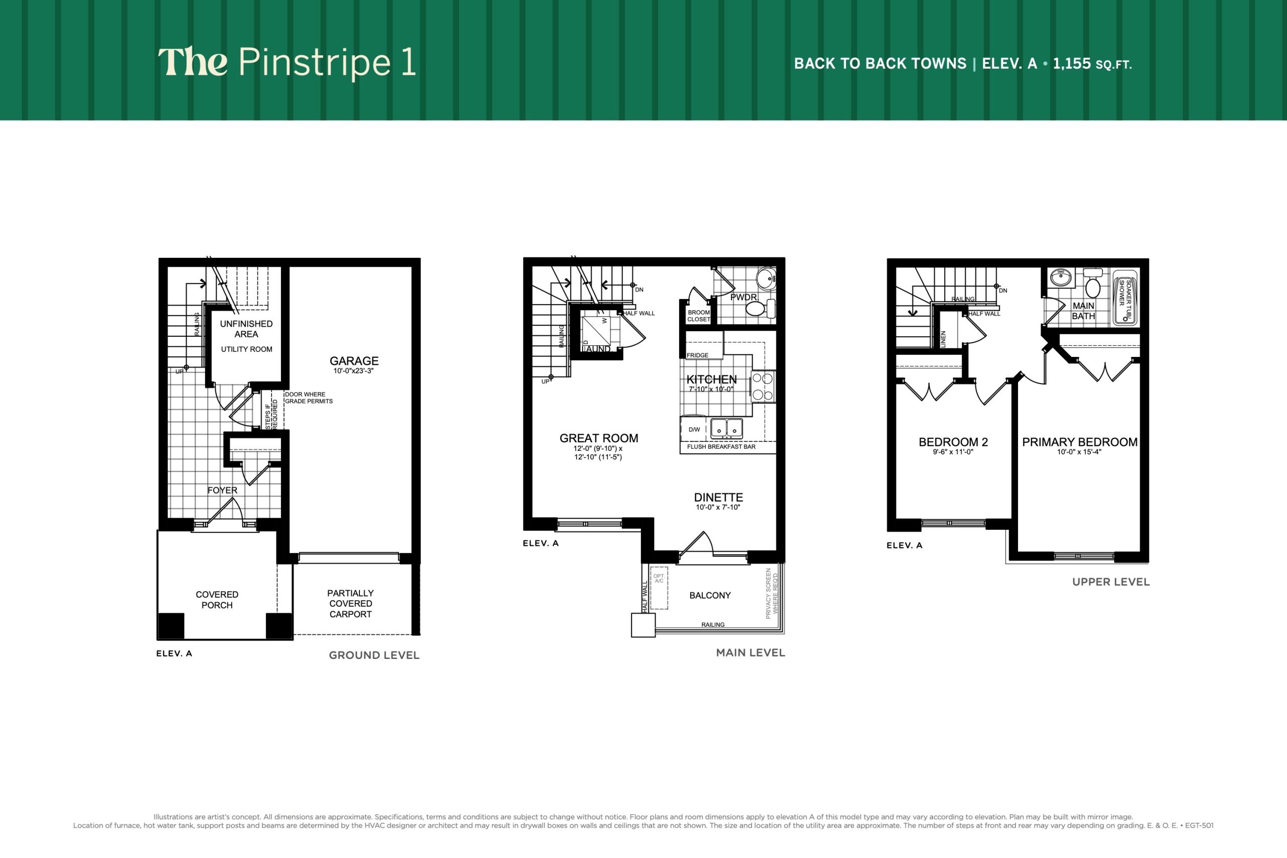 The Pinstripe 1 floor plan