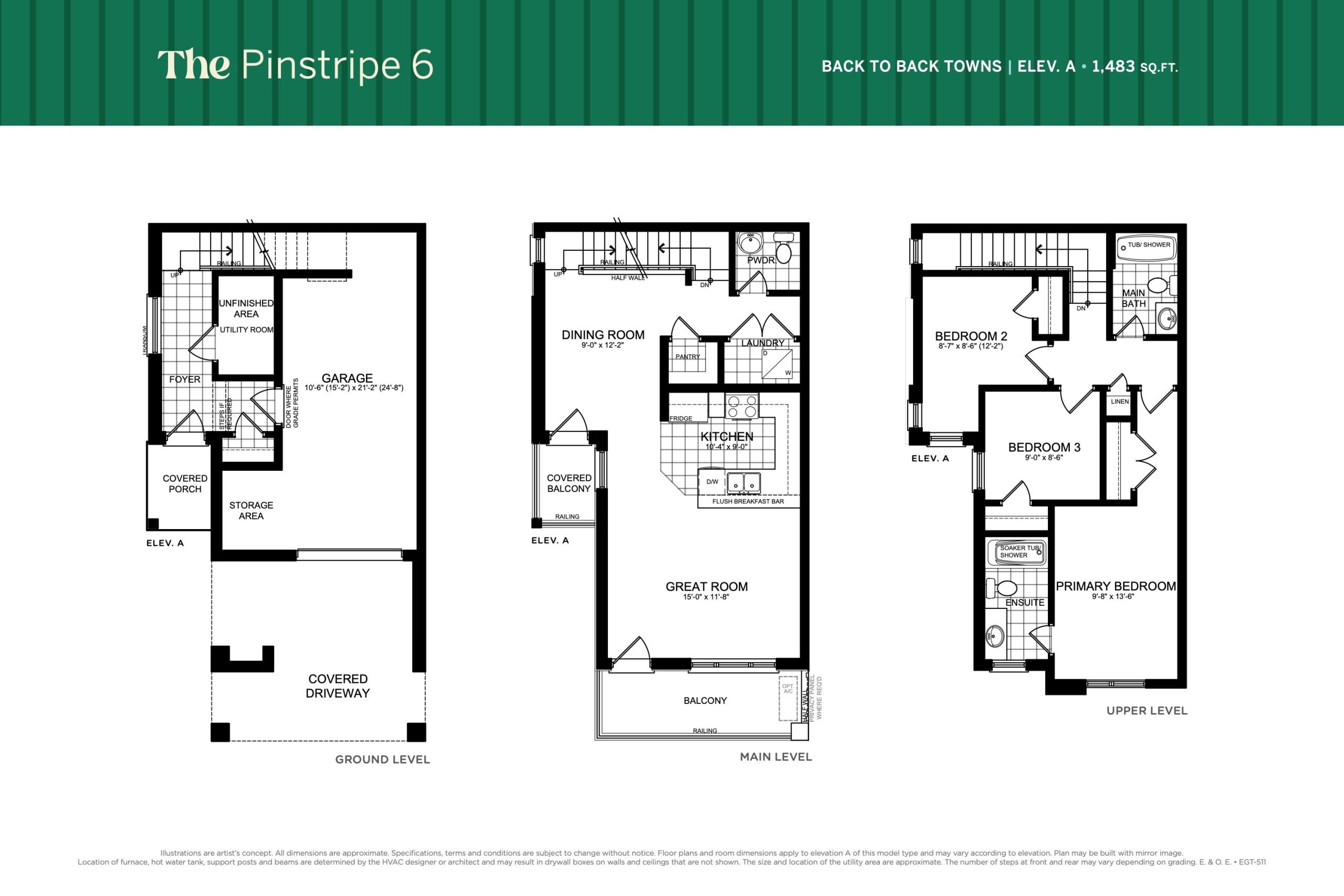 The Pinstripe 6 floor plan