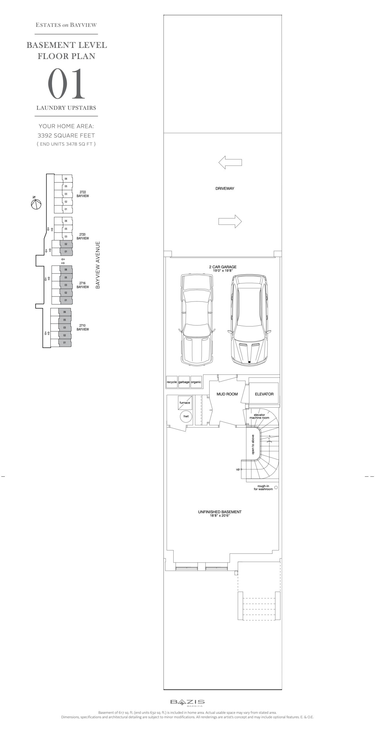 Estates on Bayview beds baths Studio floor plan
