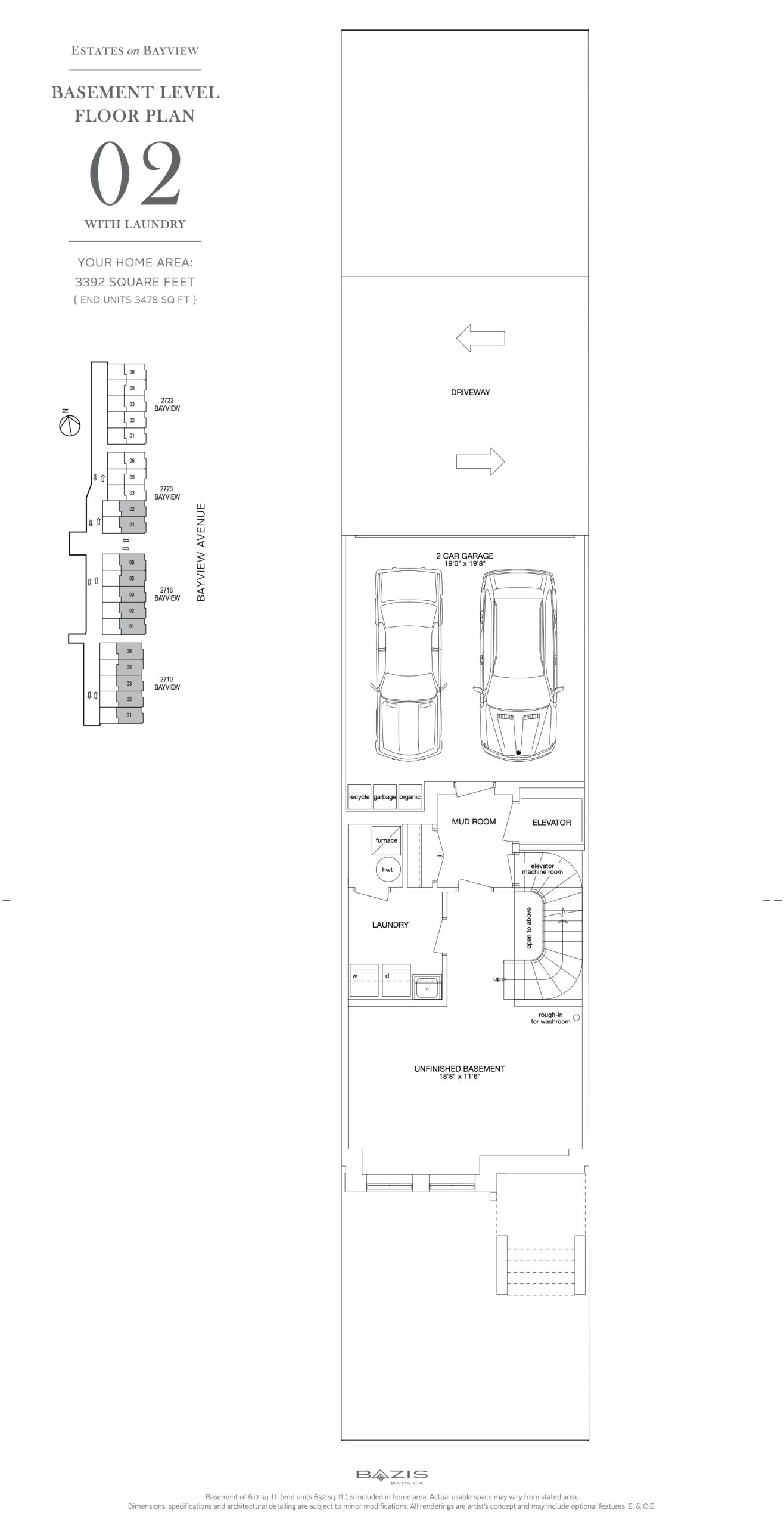 Estates on Bayview beds baths Studio floor plan