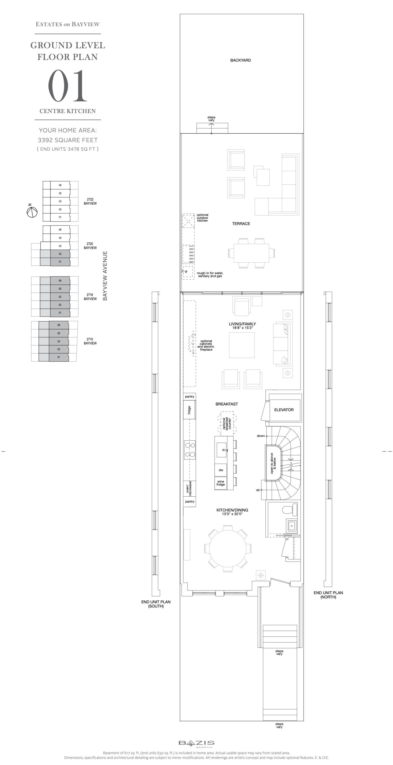 Estates on Bayview beds baths Studio floor plan