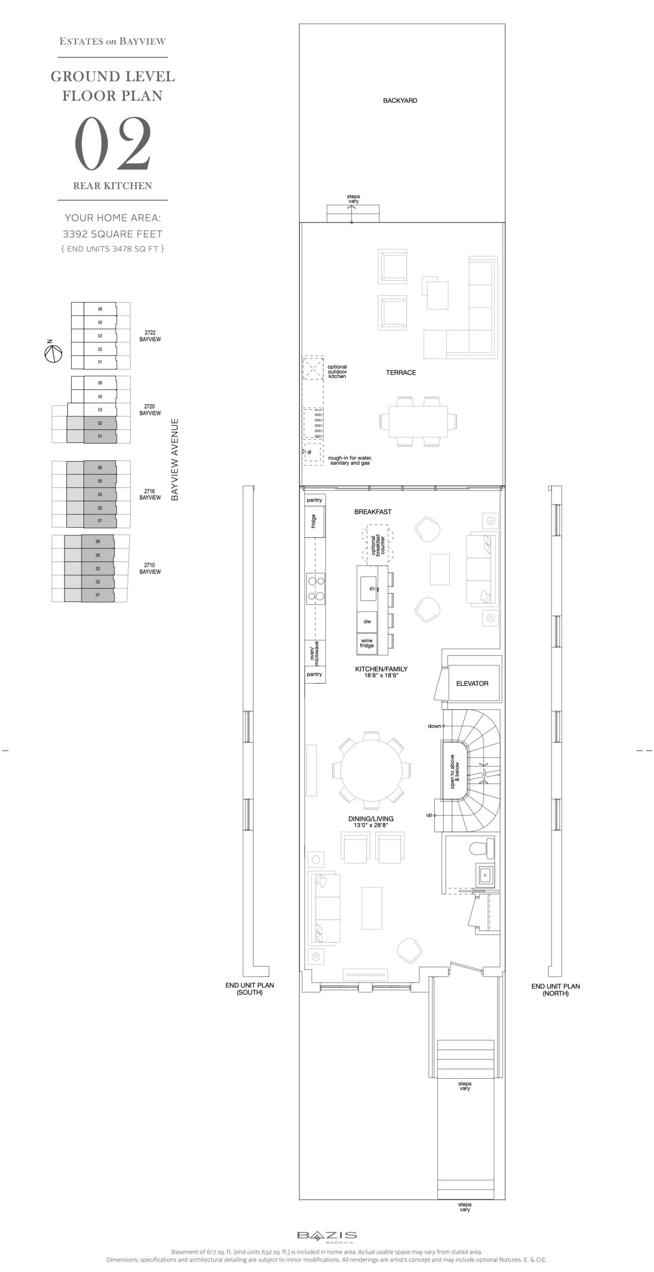 Estates on Bayview beds baths Studio floor plan
