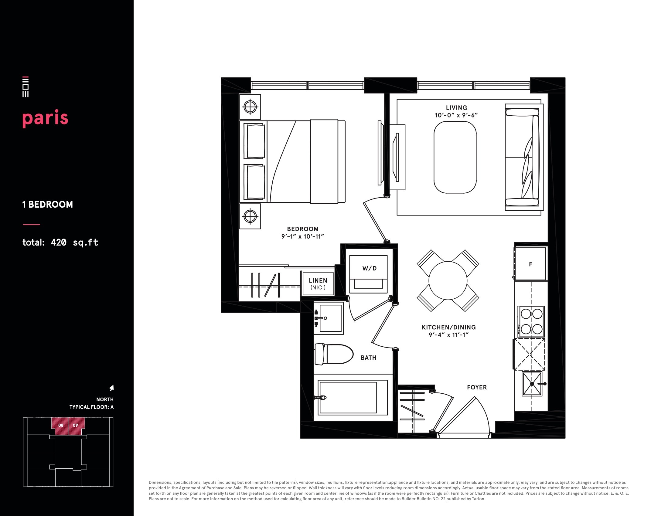 Paris floor plan
