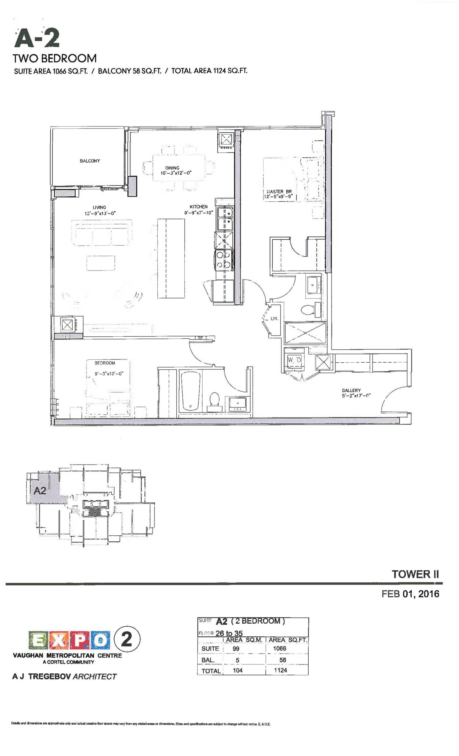 A-2 floor plan