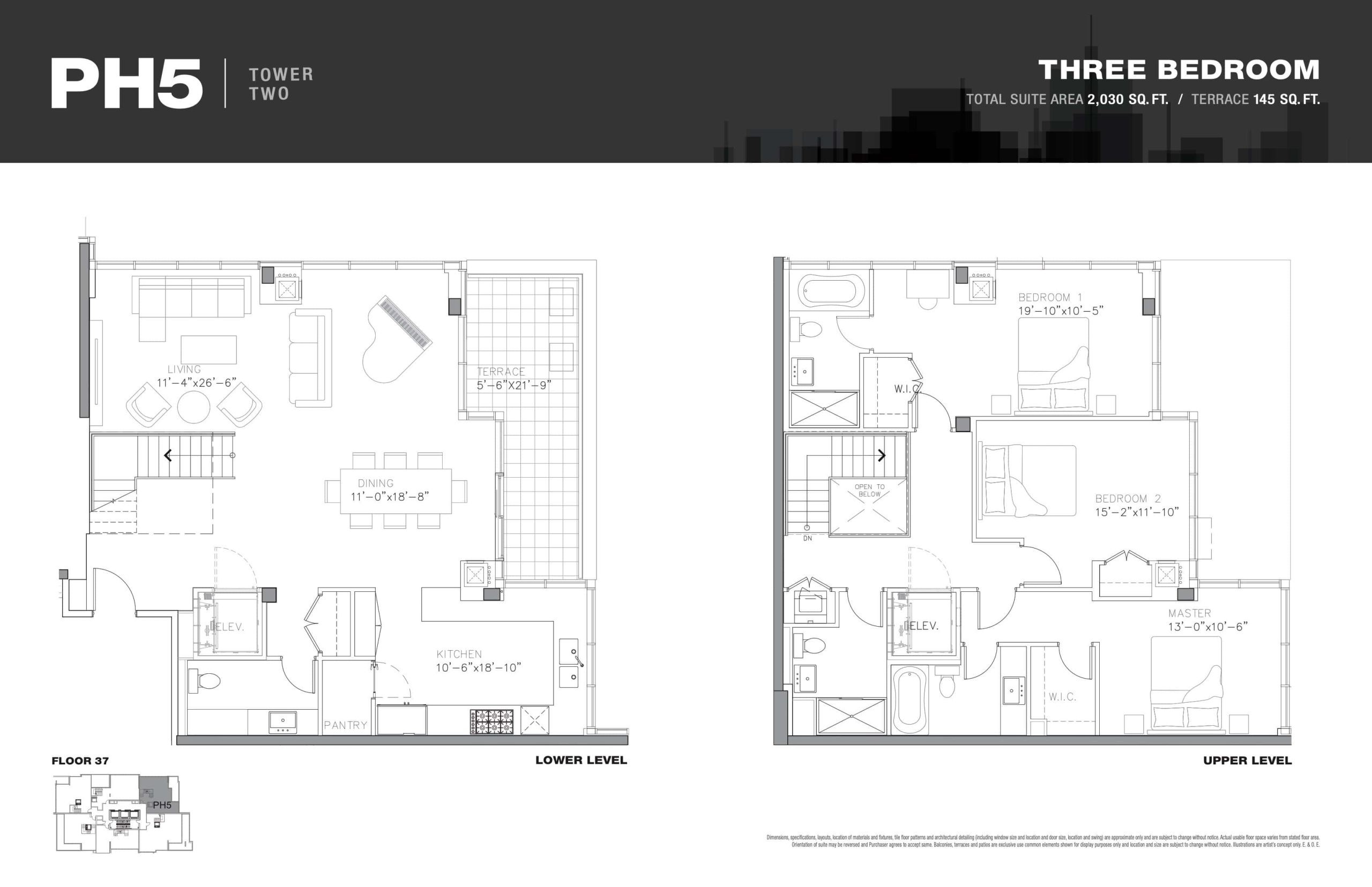 PH5 (Tower 2) floor plan