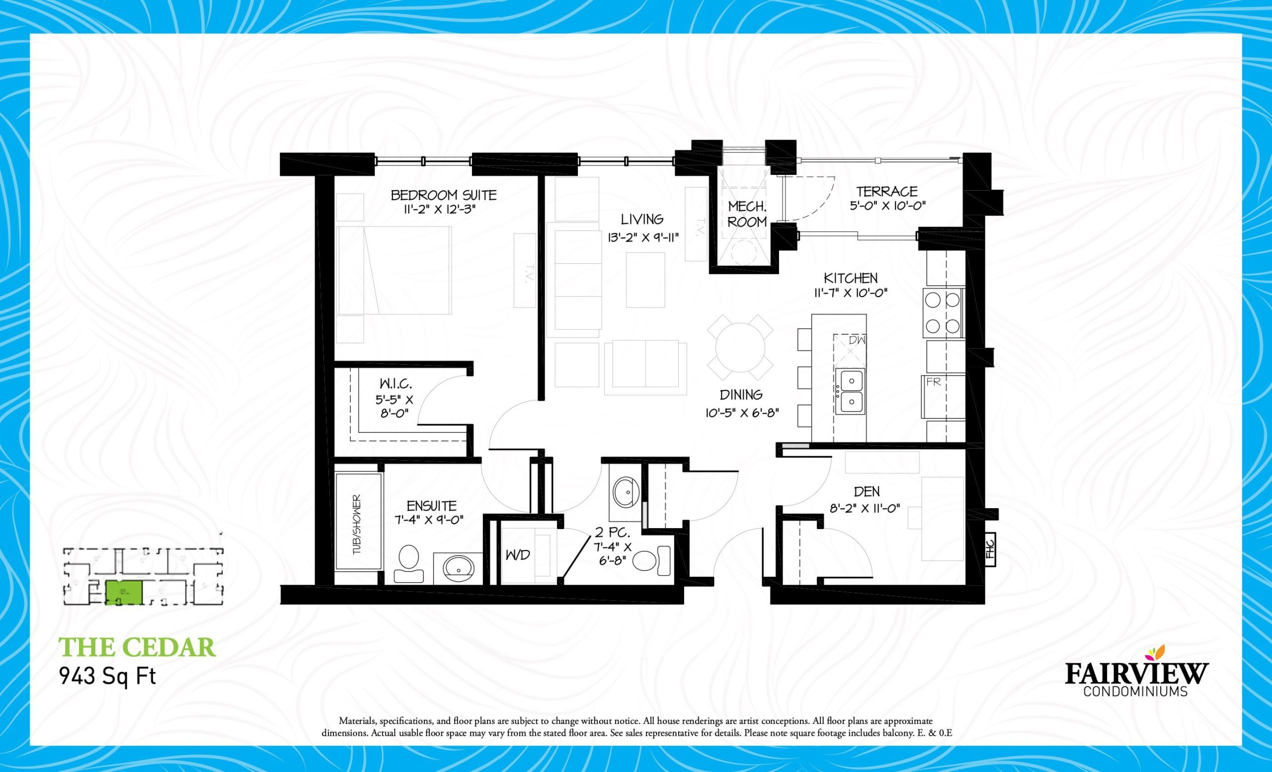 The Cedar floor plan