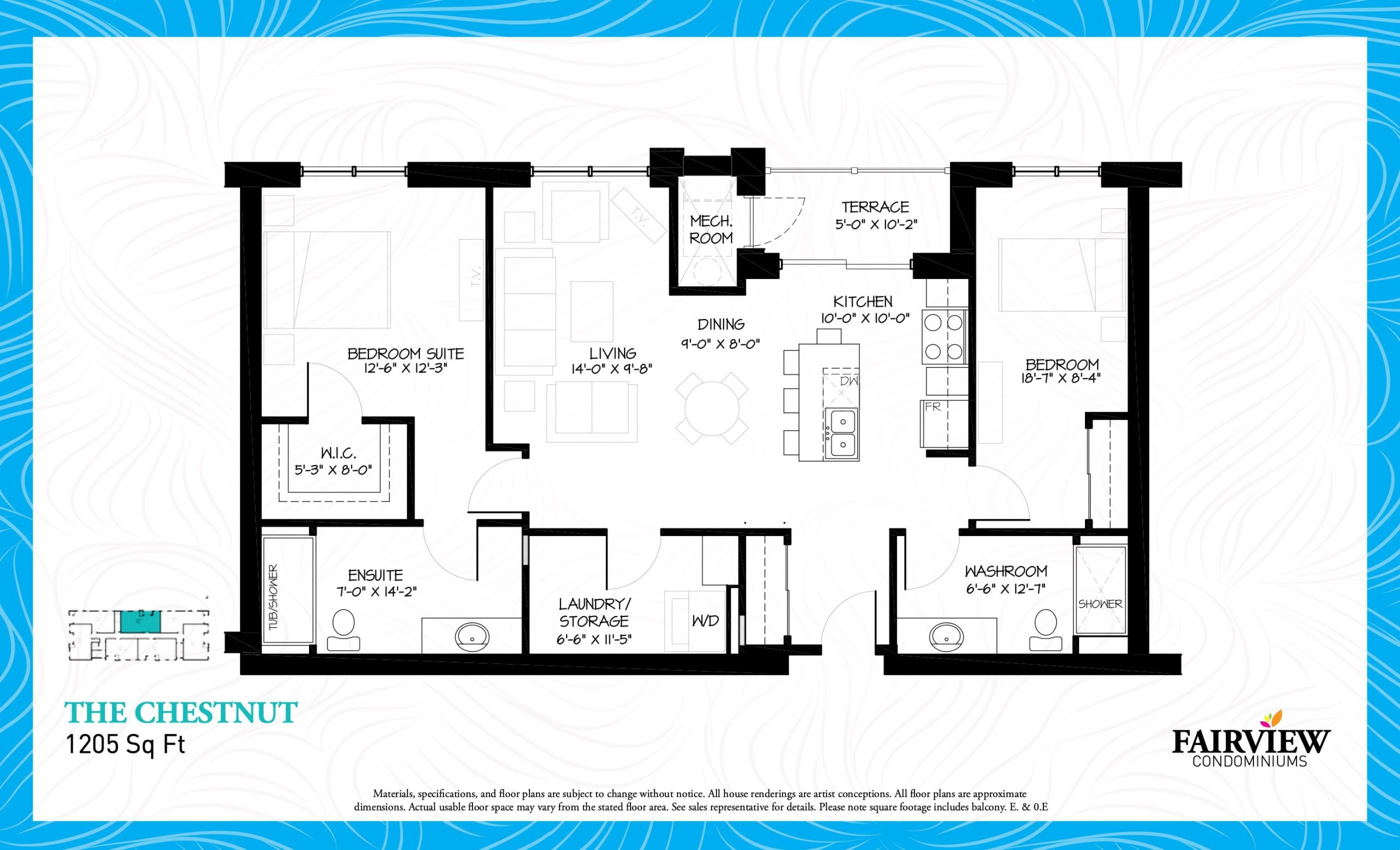 The Chestnut floor plan