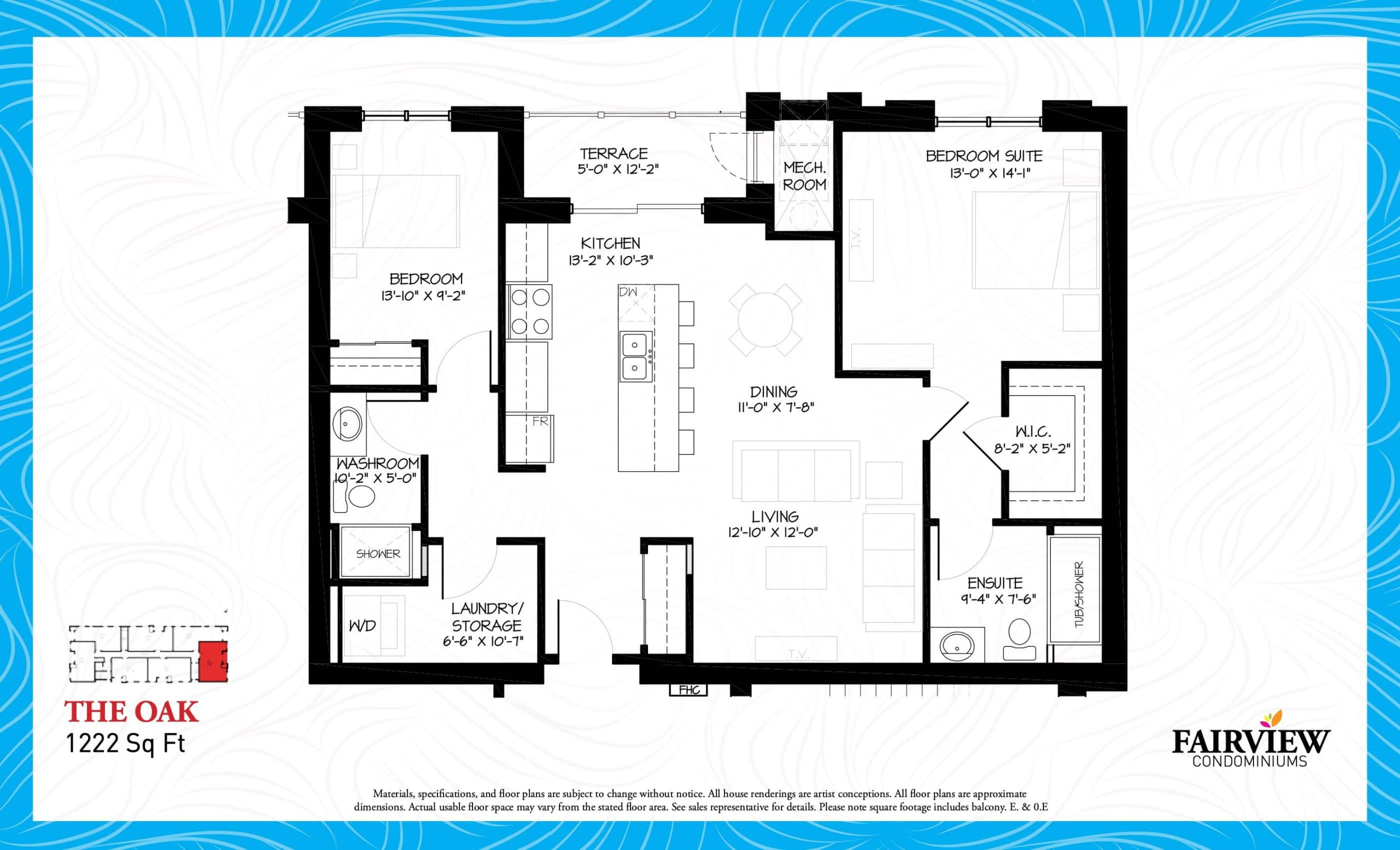 The Oak floor plan