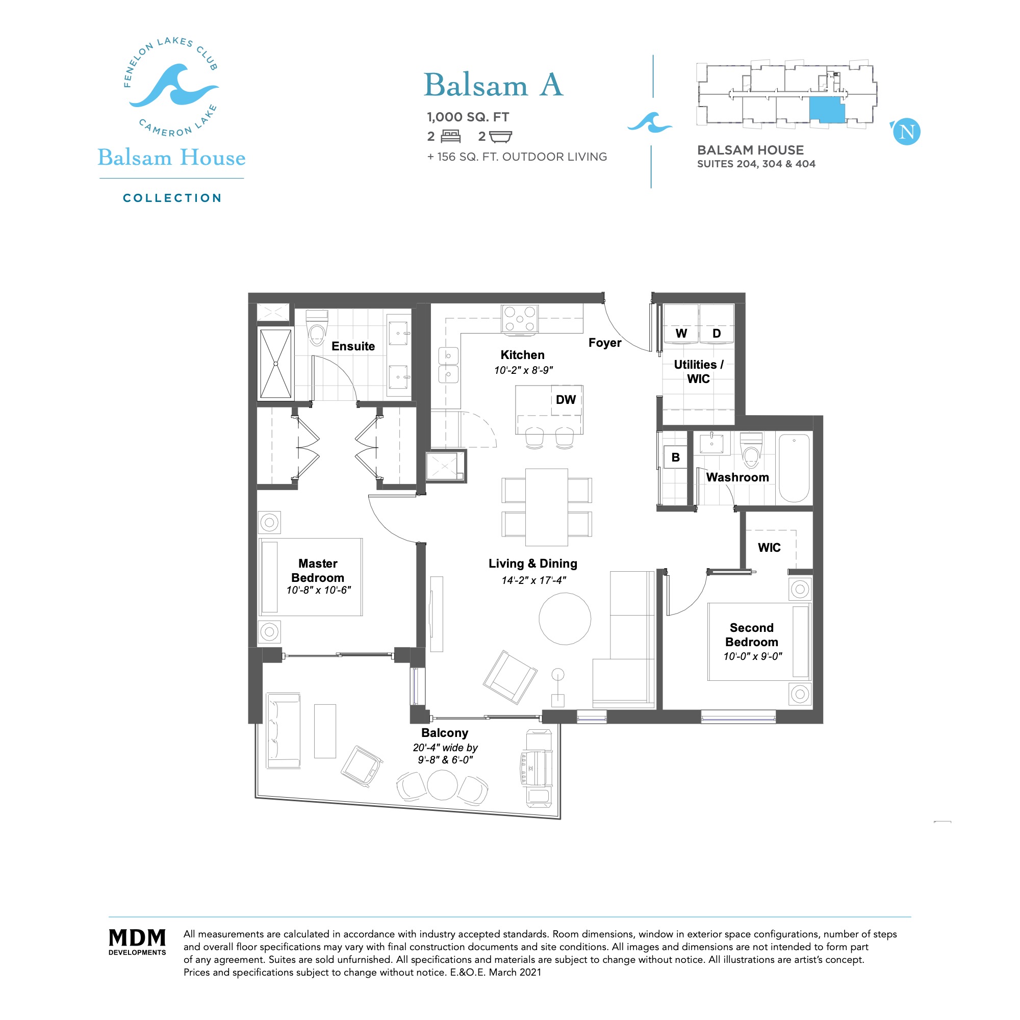 Balsam A floor plan