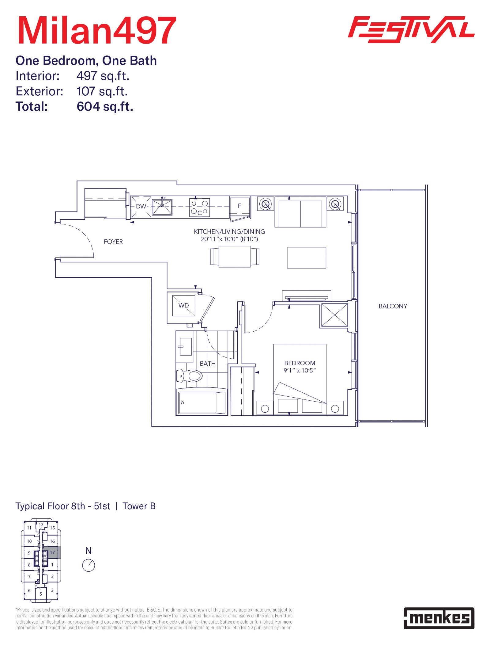 Milan 497 floor plan