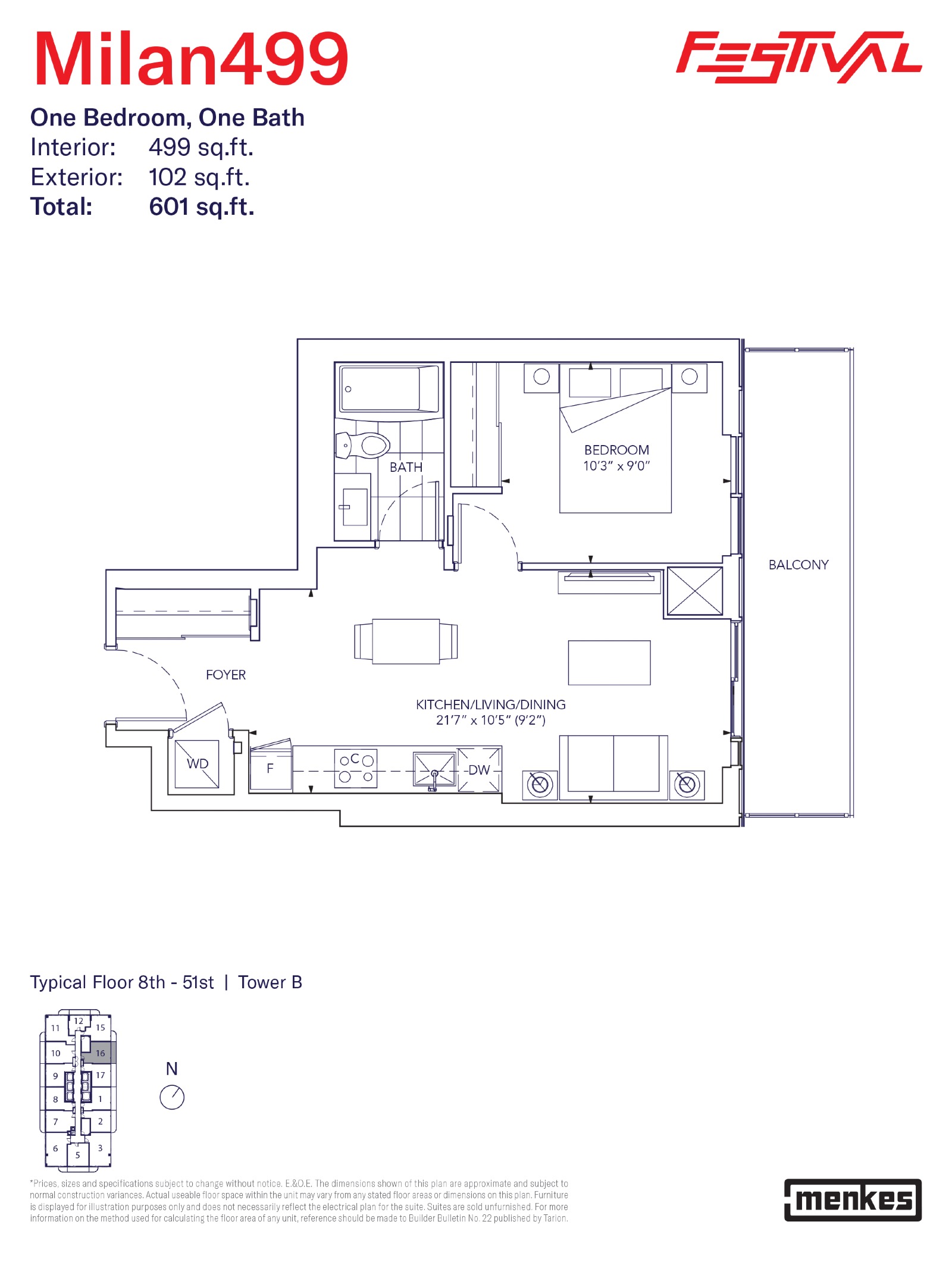Milan 499 floor plan