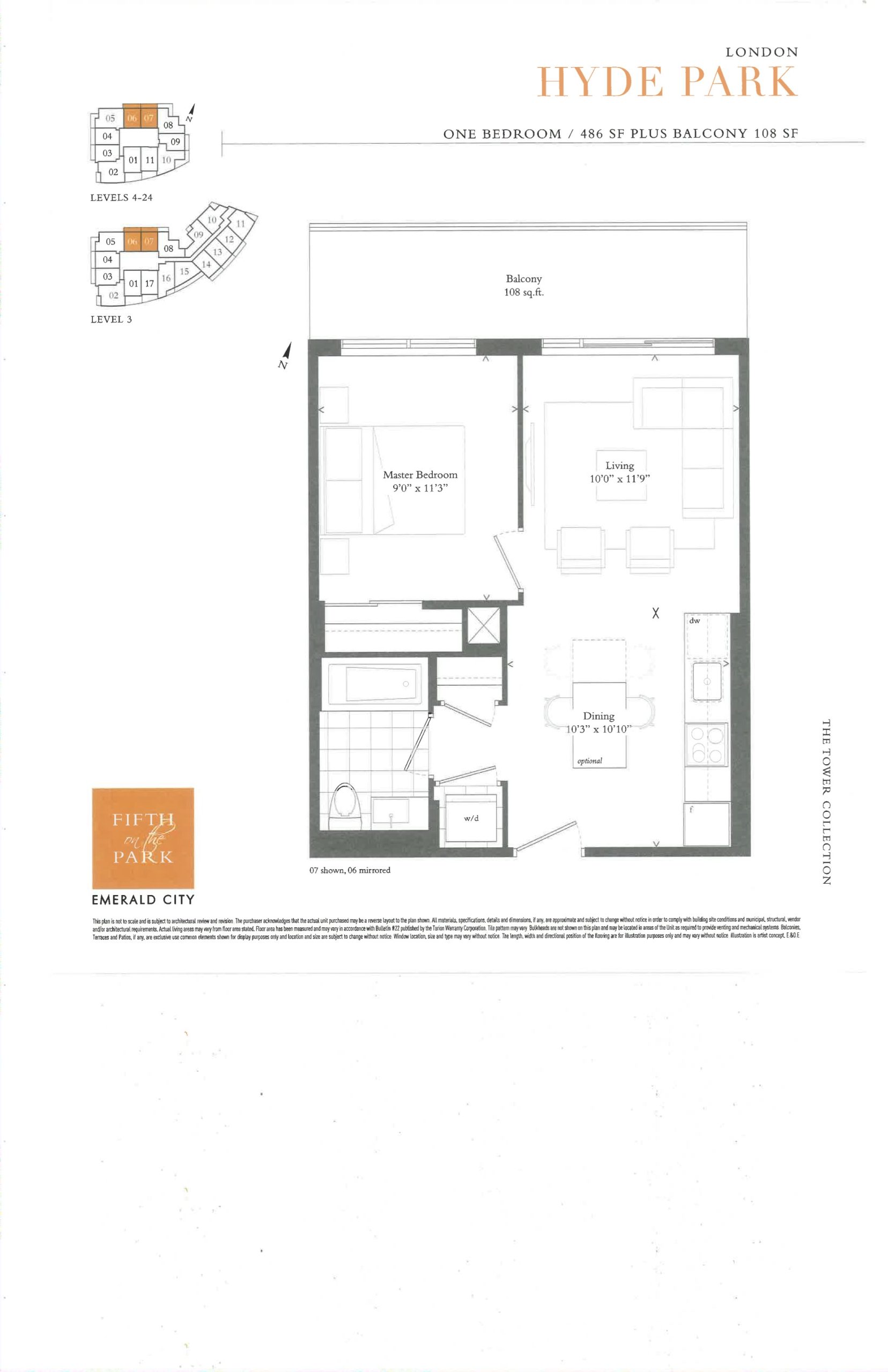 London Hyde Park floor plan